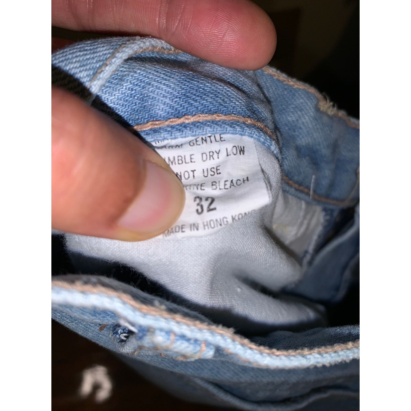 Valentino × Vintage Valentino Jeans High Waisted Mom Jeans Light Wash Size 12 Size 34" / US 12 / IT 48 - 10 Thumbnail