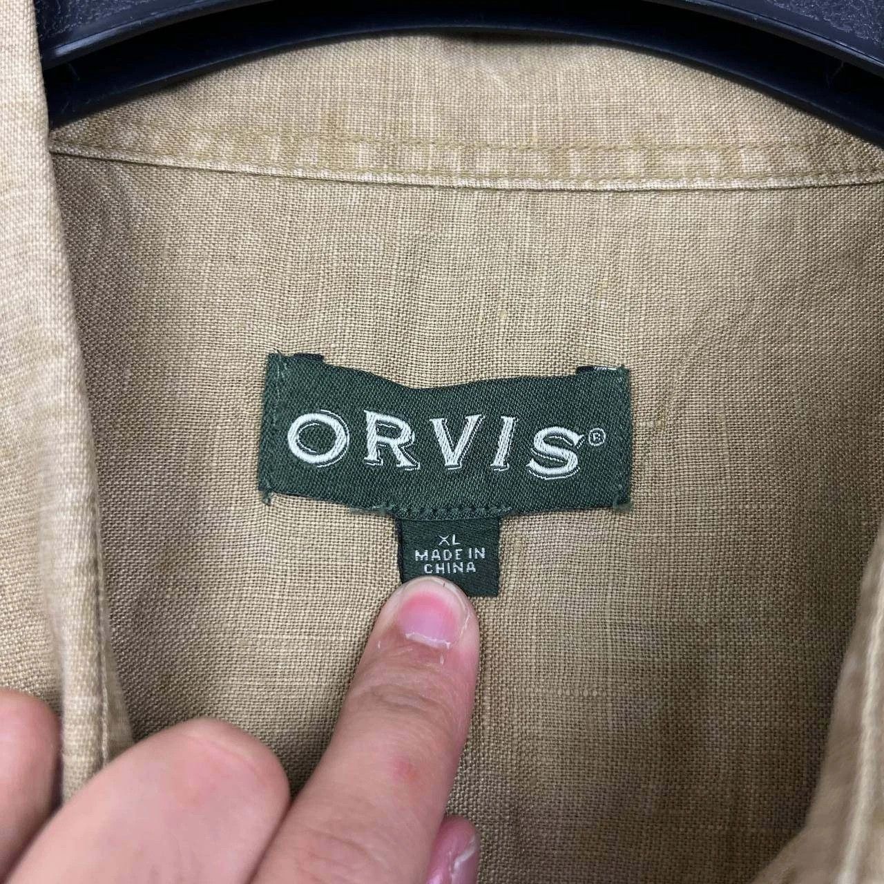Orvis Orvis Button Up Shirt Men Plain Short Sleeve Collared XL Size US XL / EU 56 / 4 - 3 Thumbnail