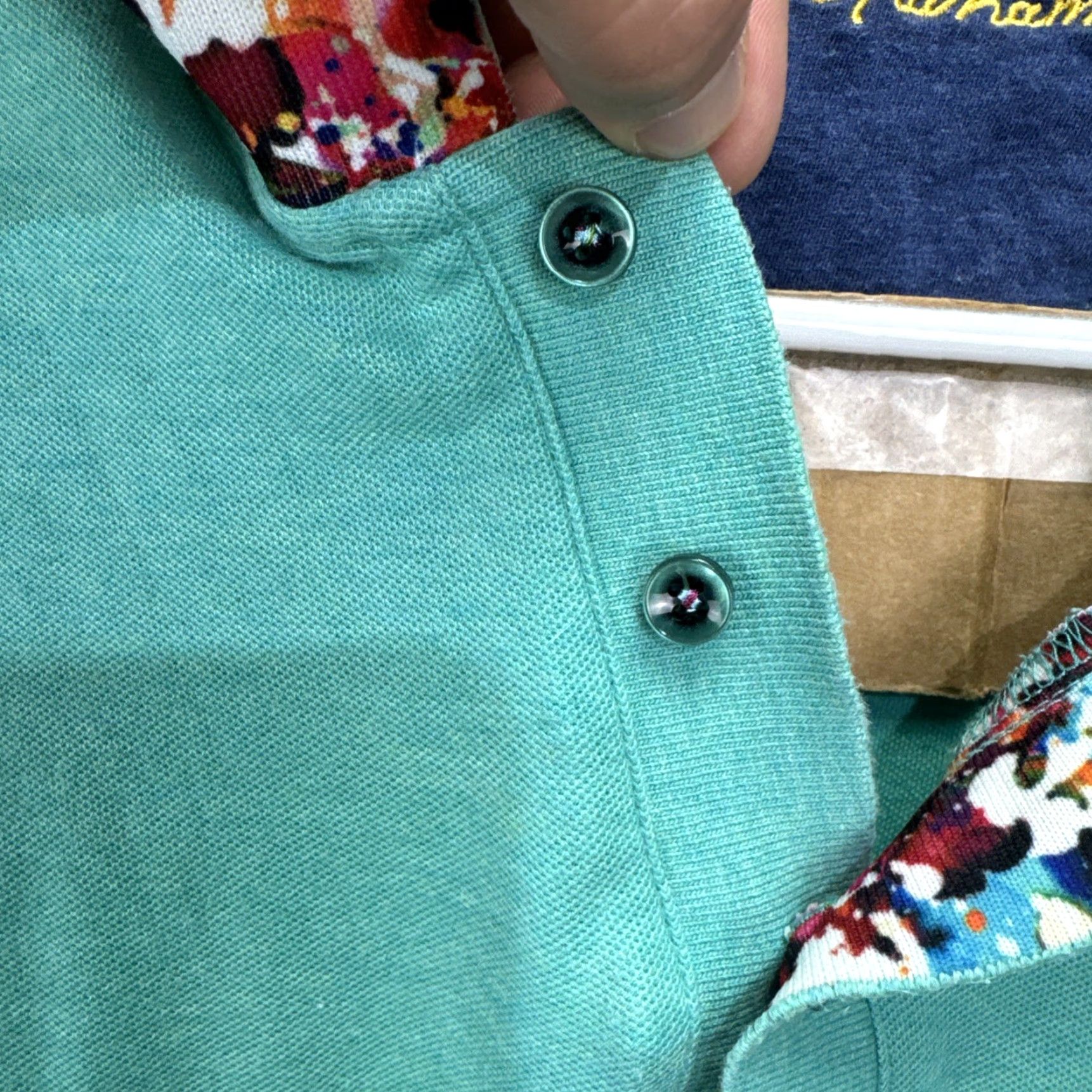 Robert Graham VINTAGE Robert Graham Polo Shirt Men Size L Short Sleeve Cotton Green Casual Summer Size US L / EU 52-54 / 3 - 4 Thumbnail