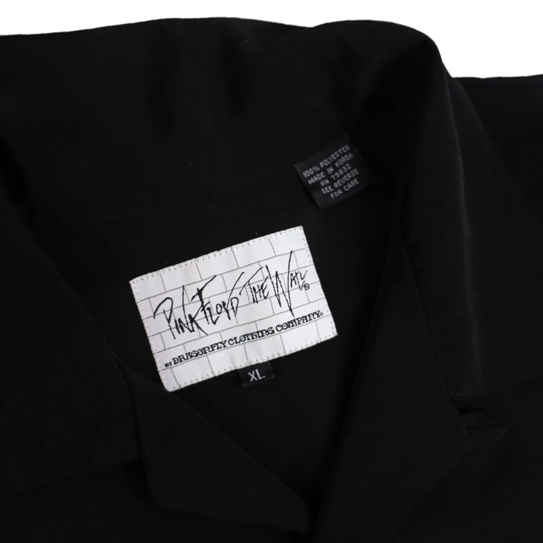 Vintage VINTAGE Dragonfly Shirt XL Men Black TV Button Up Pink Floyd The Wall Y2k Dragonfly Pink Floyd The Wall TV Button Up Shirt XL Mens Black Size US XL / EU 56 / 4 - 6 Thumbnail