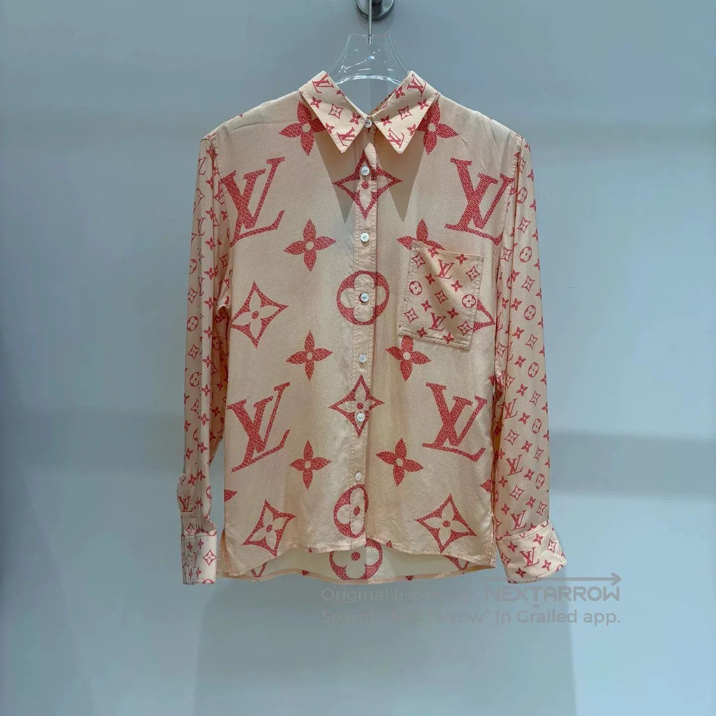 Louis Vuitton Louis Vuitton Silk Monogram Shirt. Size US XS / EU 42 / 0 - 1 Thumbnail
