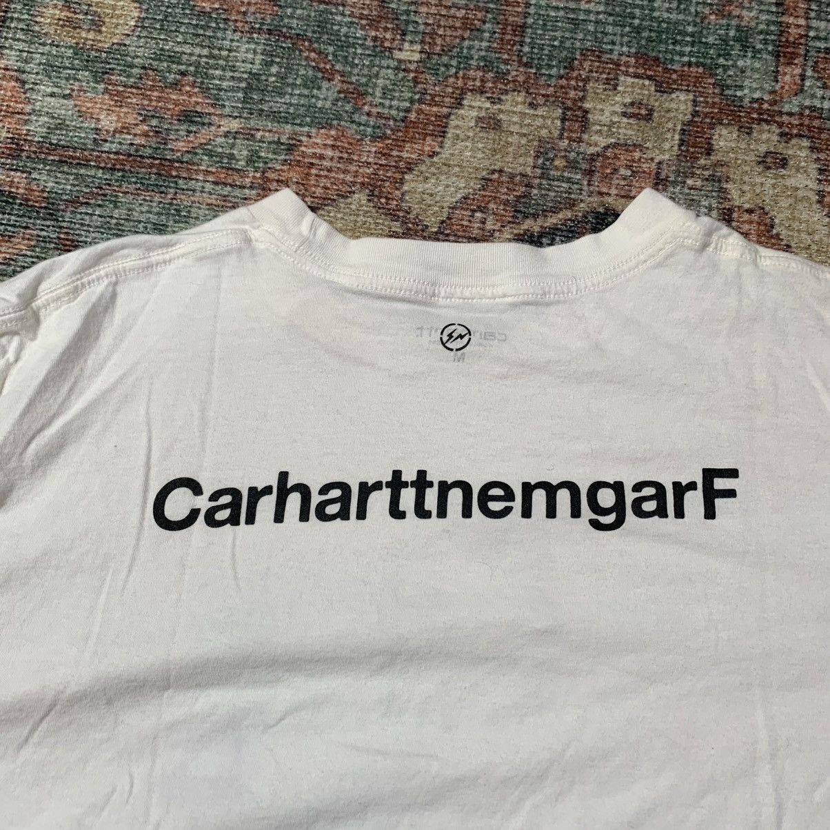 Fragment Design Fragment Carhartt WIP White Logo Collab Tee M Size US M / EU 48-50 / 2 - 4 Thumbnail