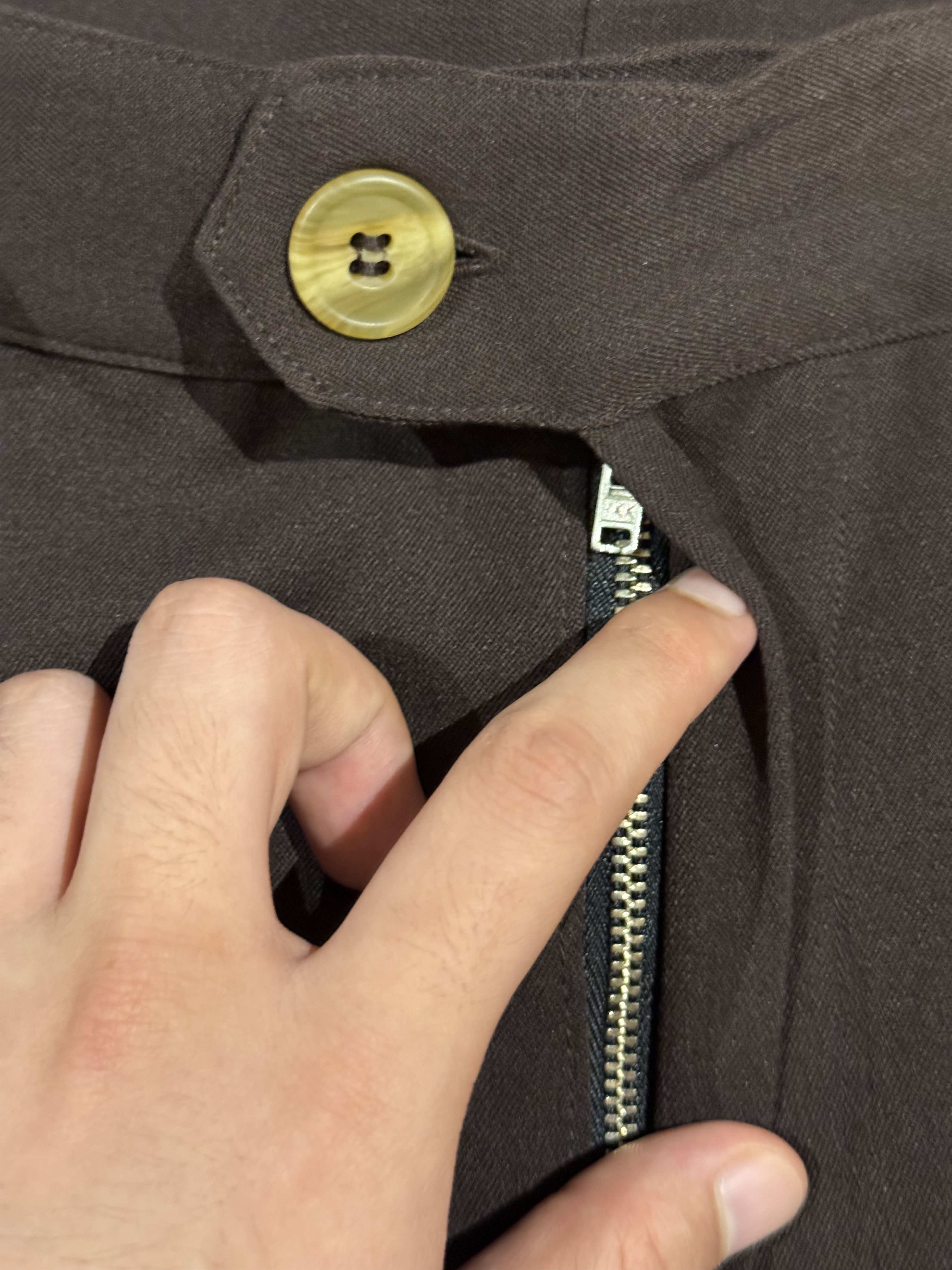 Libero 💚 Libero Pleated Brown Wool Pants Medium NEW Size US 30 / EU 46 - 5 Thumbnail