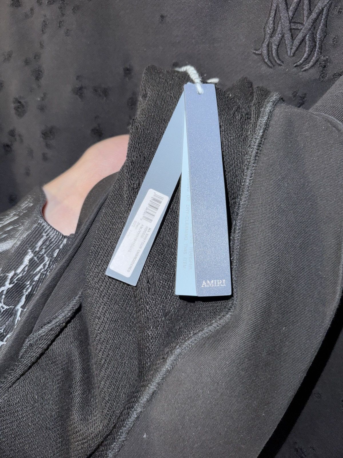 Amiri AMIRI MA LOGO SHOTGUN HOODIE Size US L / EU 52-54 / 3 - 12 Thumbnail