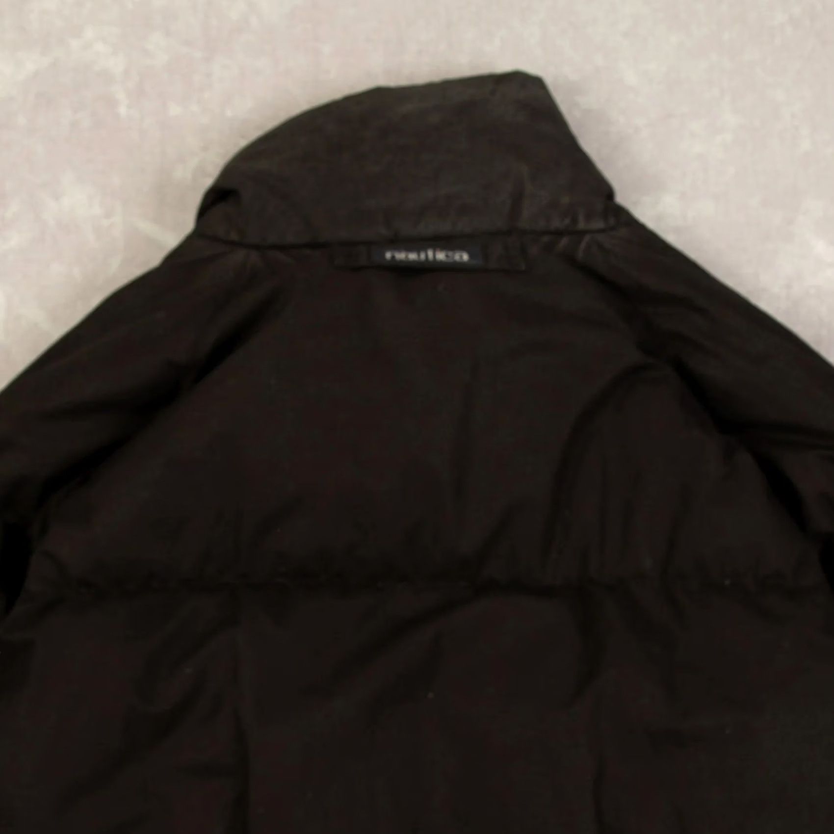 Nautica Nautica Vintage Reversible Checked Puffer Down Jacket L Men's Black Americana Jacket Size US L / EU 52-54 / 3 - 6 Thumbnail