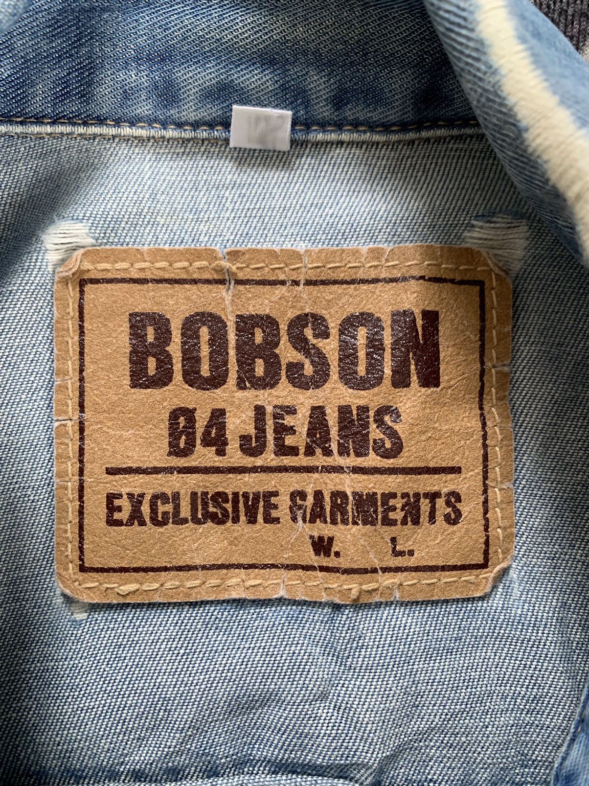 Japanese Brand Bobson Jeans Pleated Centre Jacket Made in Japan Size US M / EU 48-50 / 2 - 18 Thumbnail