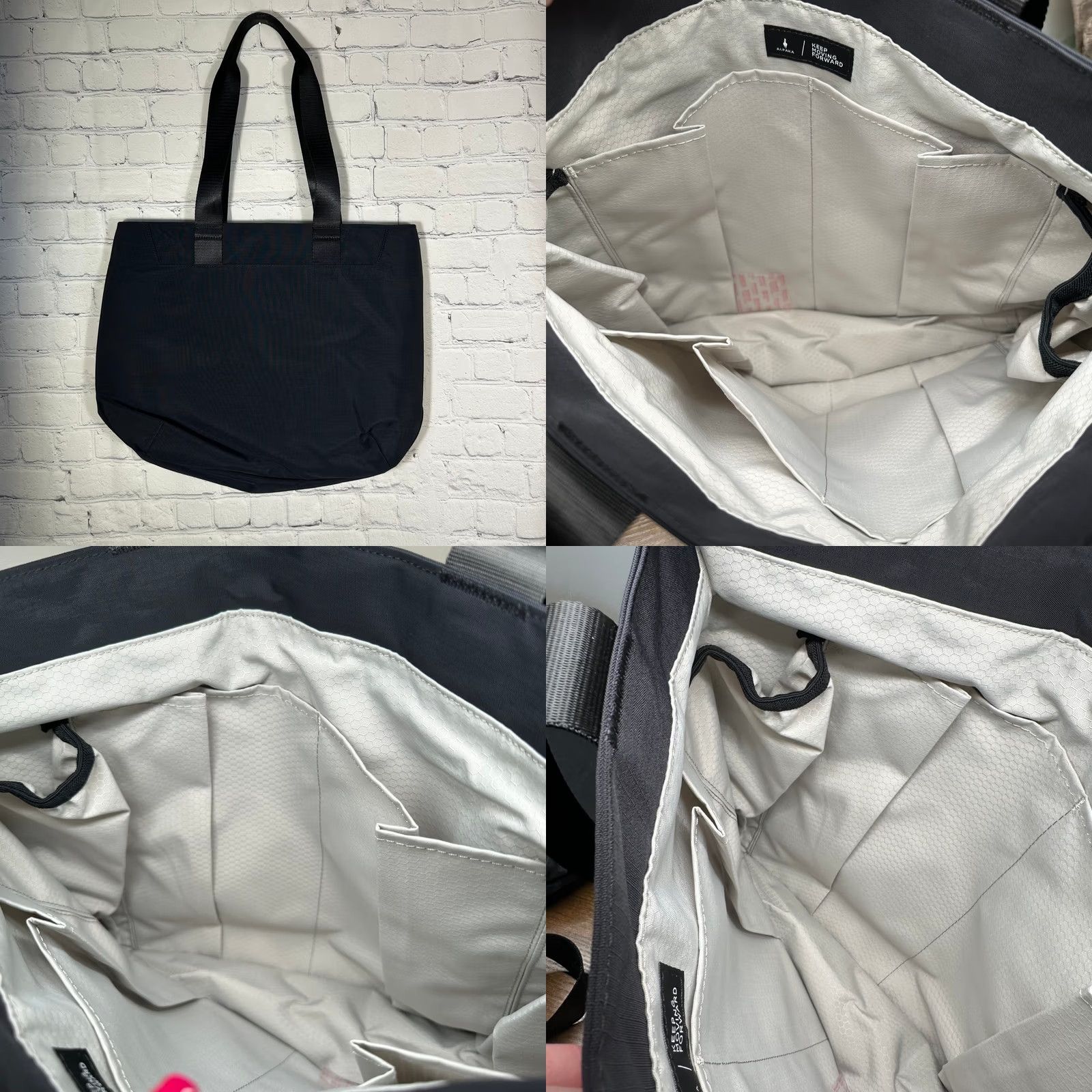 Vintage ALPAKA Elements Tote Bag Black Axoflux 210D Weatherproof Magnetic 14.5L Size ONE SIZE - 8 Thumbnail