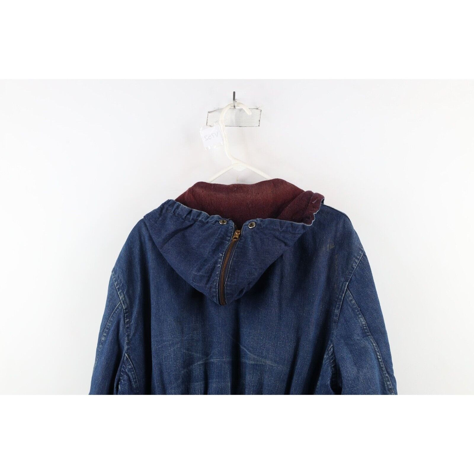 Vintage Vintage 50s Montgomery Ward Blanket Lined Denim Jacket Size US XL / EU 56 / 4 - 18 Thumbnail