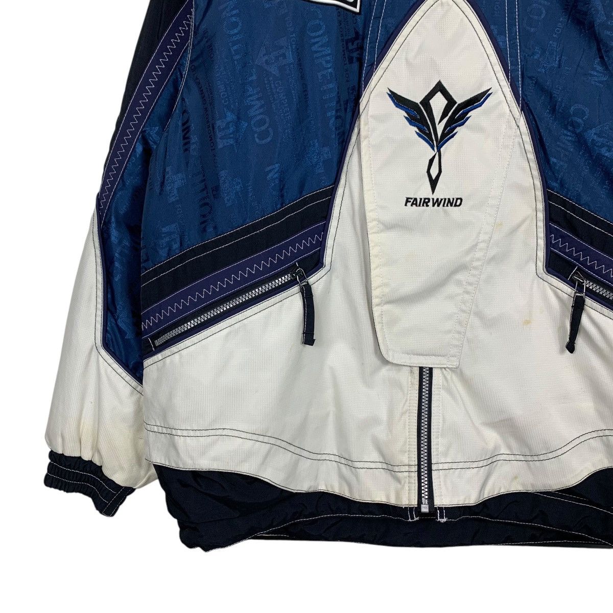 Japanese Brand FAIR WIND Colorblock Ski Jacket Snowboard Jacket #1695-C75 Size US L / EU 52-54 / 3 - 3 Thumbnail
