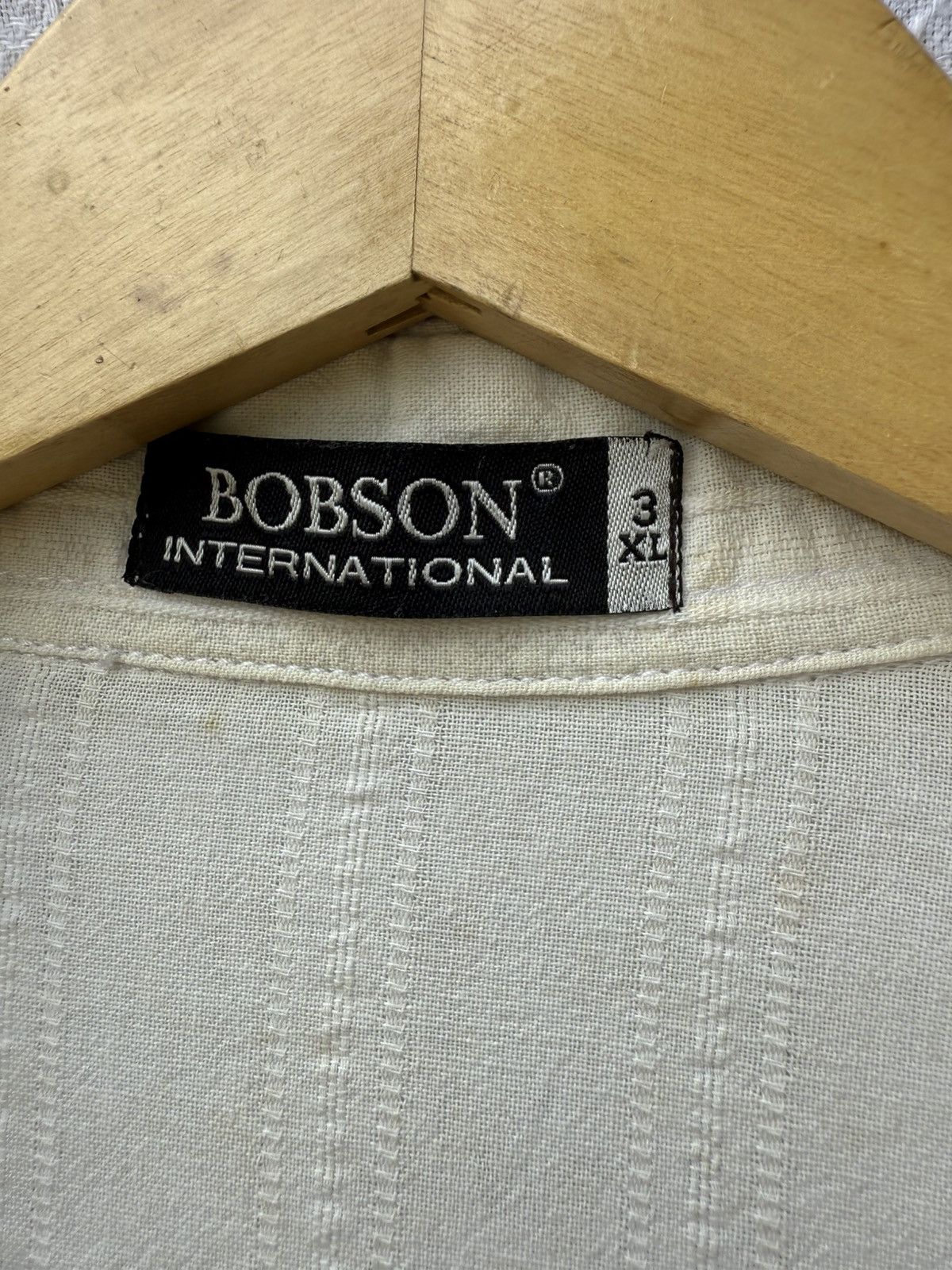 Japanese Brand Bobson Big Size Button Shirt Size US XXL / EU 58 / 5 - 9 Thumbnail