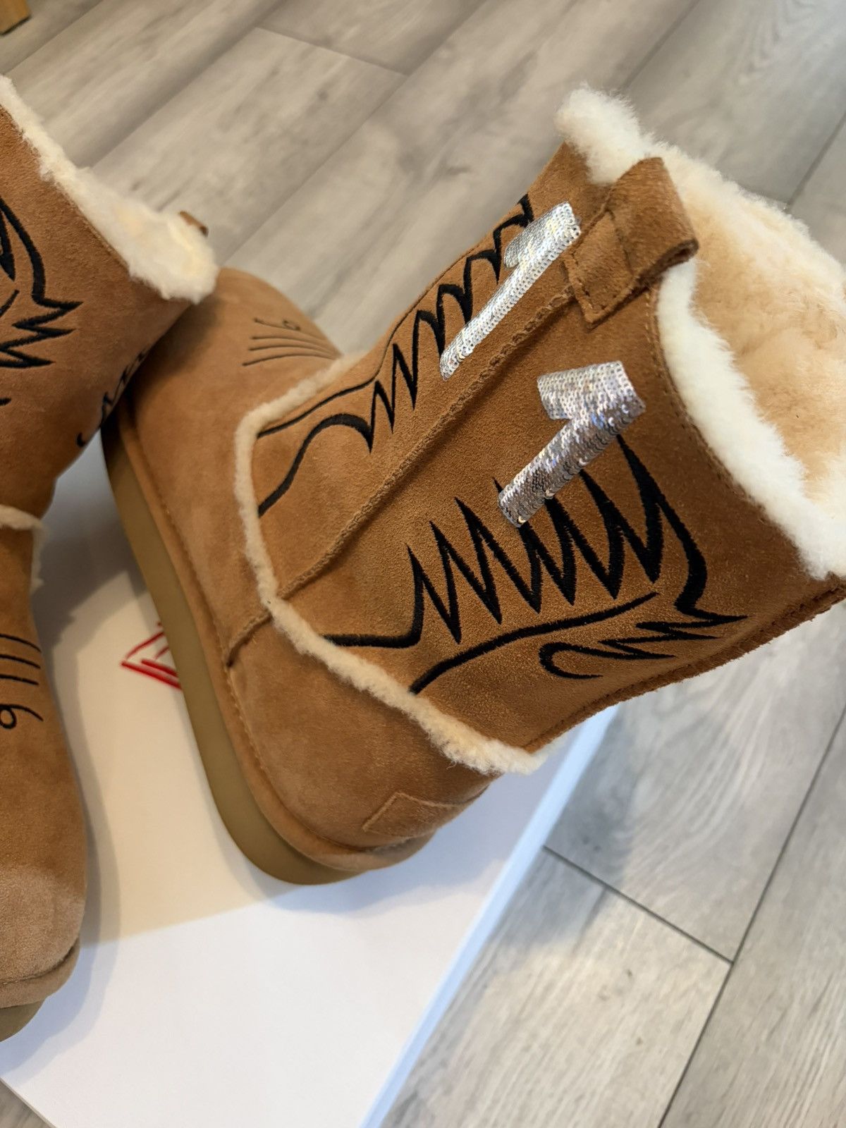 Other Bazo 1199 Cowboy Uggs v2 Chestnut - Size 42 EU Size US 9 / EU 42 - 3 Thumbnail