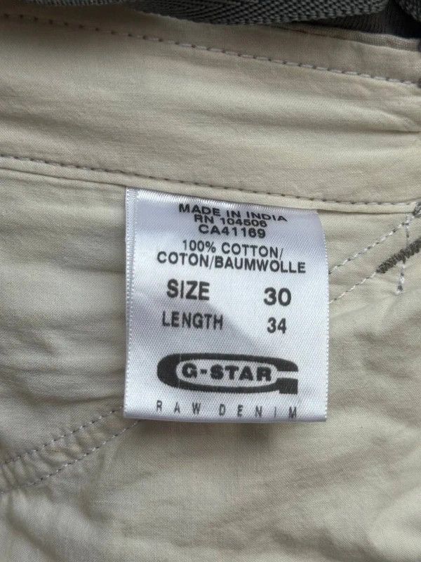 G-Star G-Star RAW Cargo Pants Size US 30 / EU 46 - 11 Thumbnail