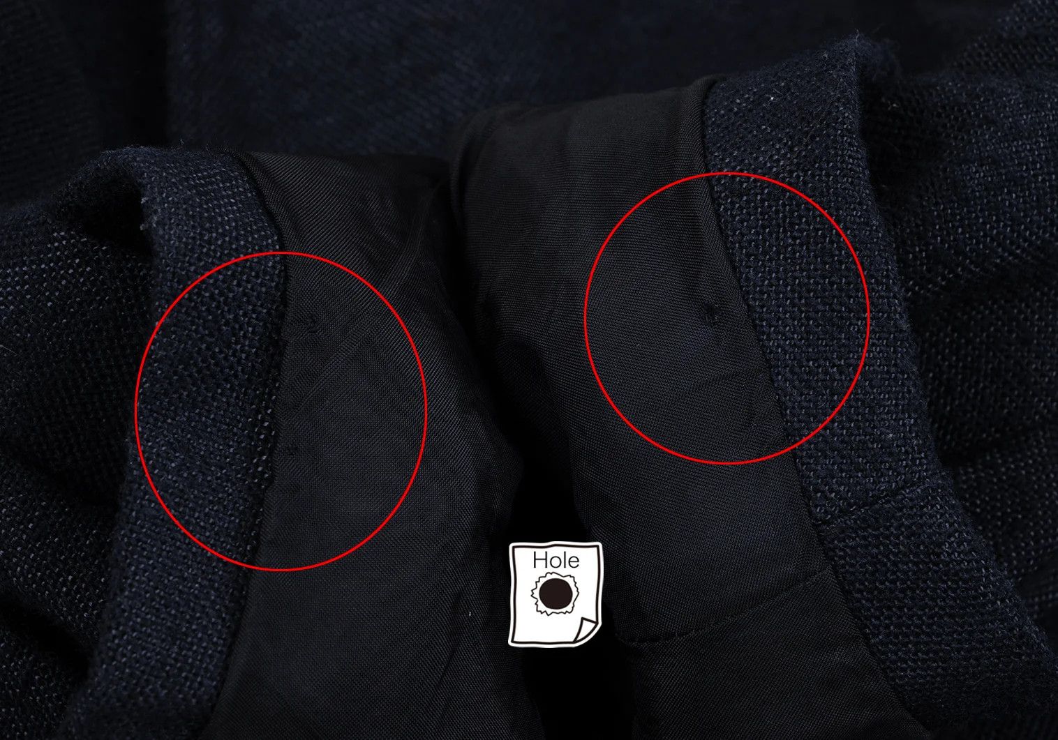 Comme des Garcons Homme Plus Polyester 4B Jacket in Navy, Size M Size US M / EU 48-50 / 2 - 7 Thumbnail