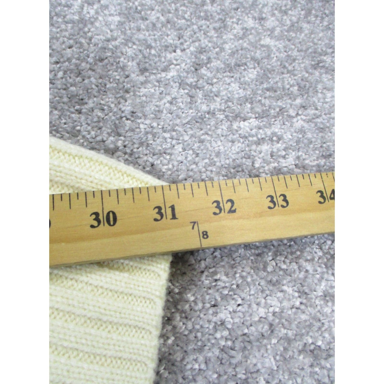 Banana Republic VINTAGE Banana Republic Women's Sweater Pullover XS Ivory Wool Blend Knit Turtleneck Casual Fall Winter Size XS / US 0-2 / IT 36-38 - 7 Thumbnail