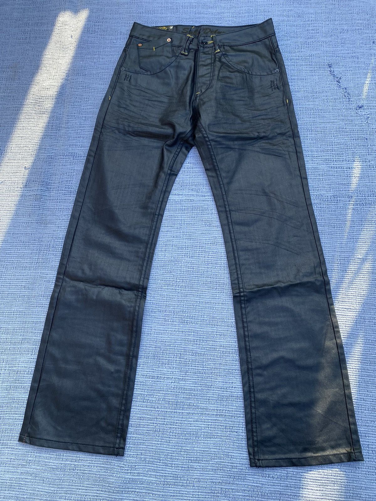 Japanese Brand sabi sabi deluxe wax jeans Size US 32 / EU 48 - 1 Thumbnail