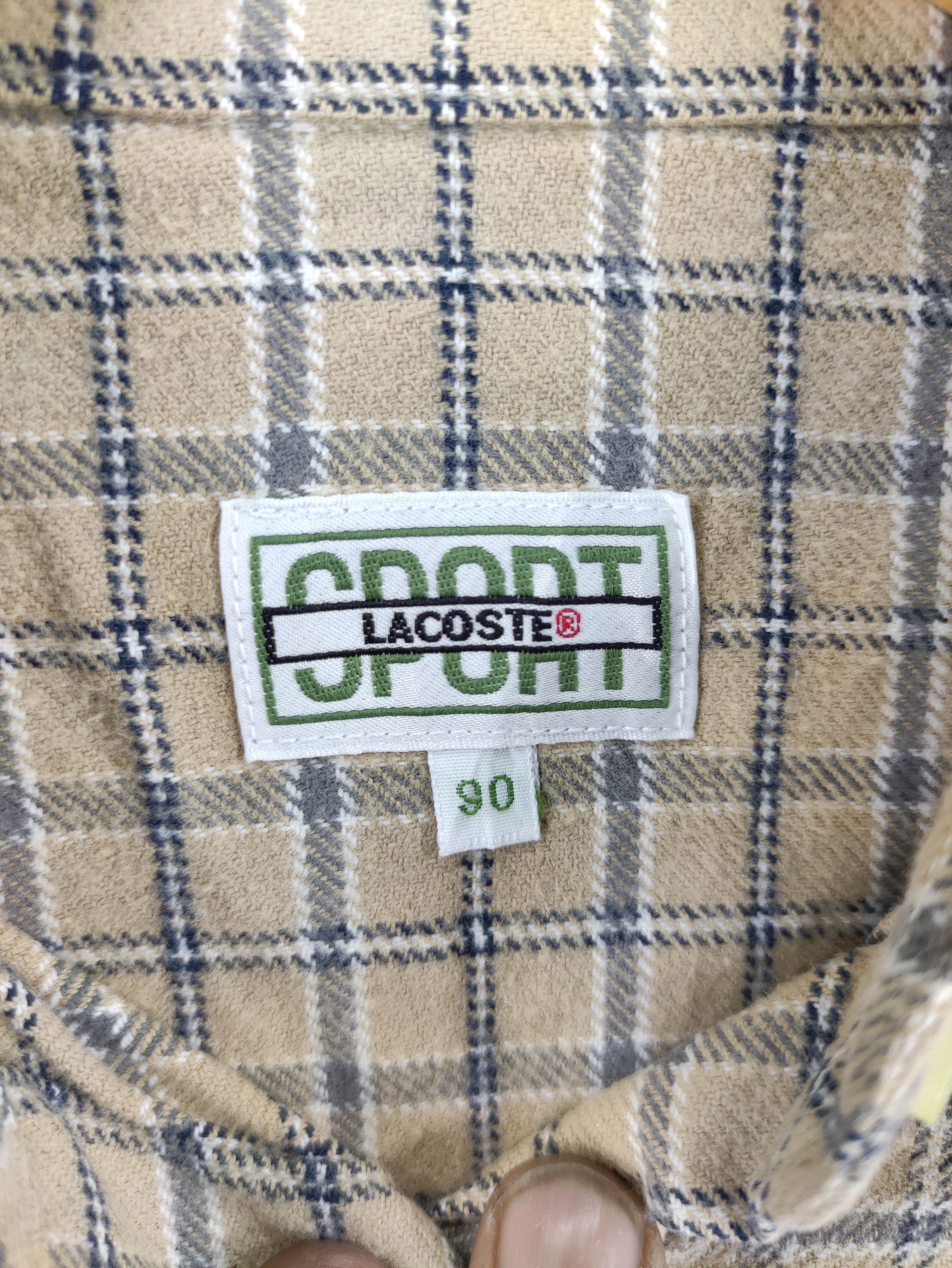Lacoste Vintage Lacoste Sport Flannel Shirt Button Up Long Sleeve Size S / US 4 / IT 40 - 4 Thumbnail