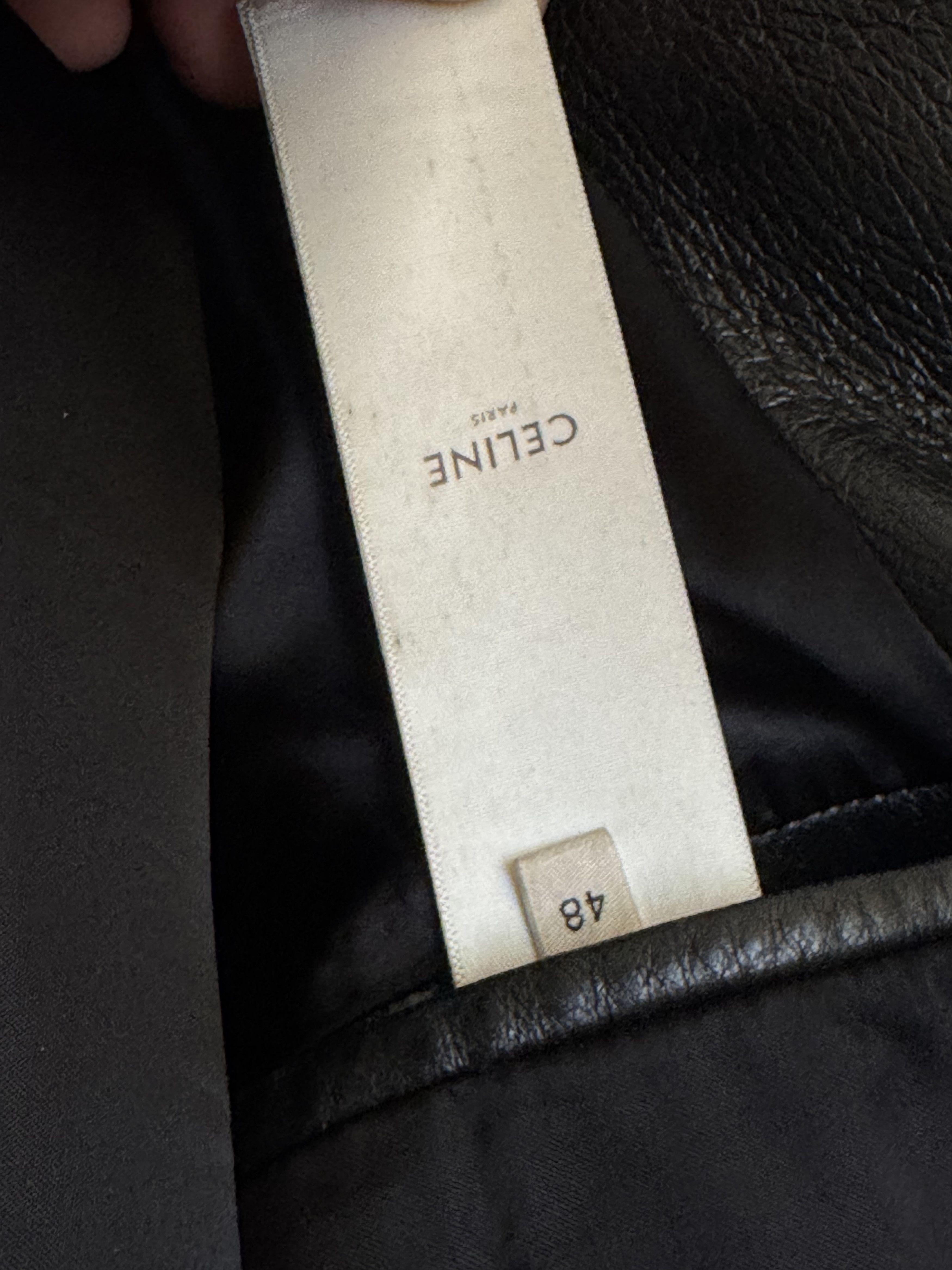 Celine Lambskin Leather bomber Size US M / EU 48-50 / 2 - 9 Thumbnail