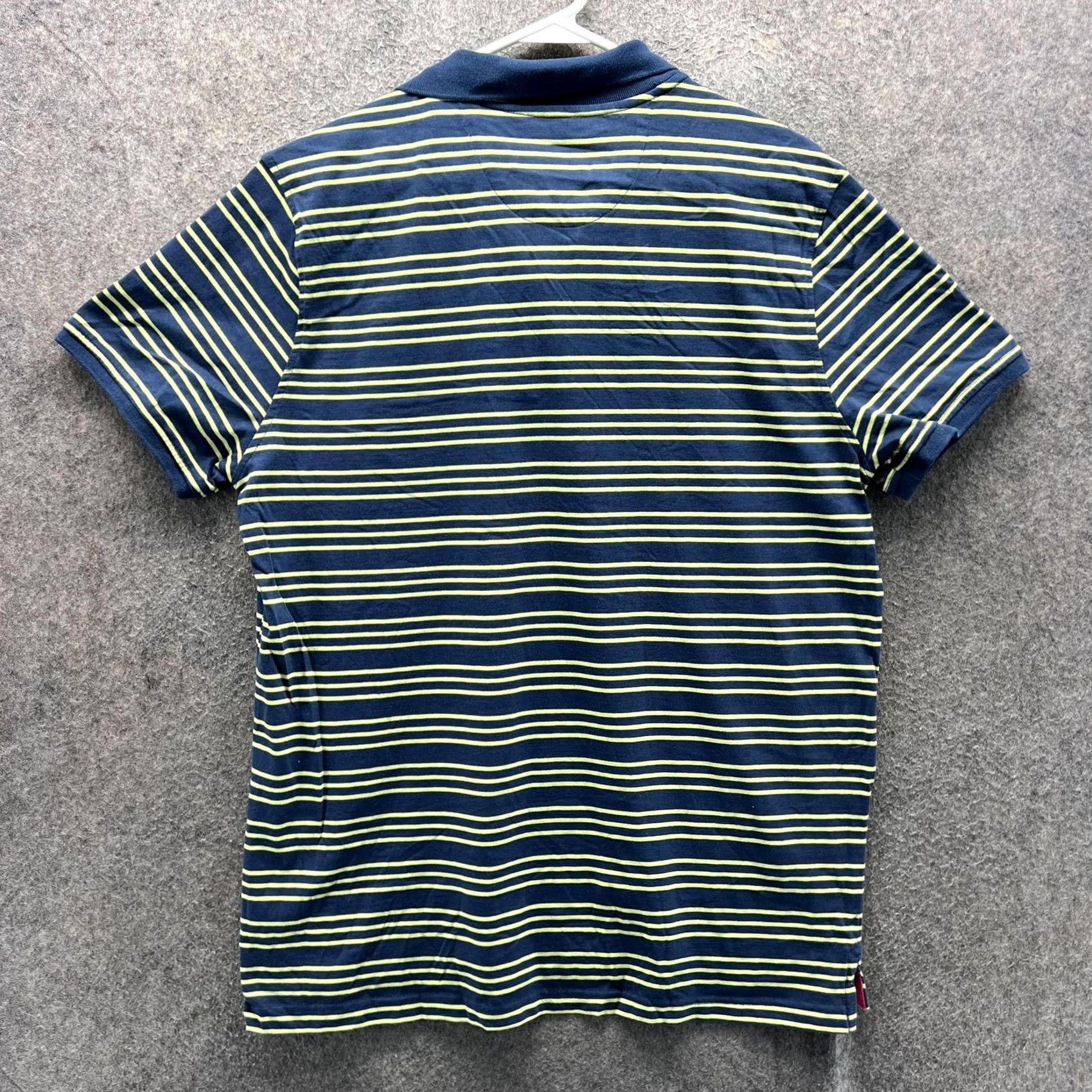 Vintage Margaritaville Polo Shirt Mens Large Blue Stripe Palm Tree Logo Beach Casual Shirt Size US L / EU 52-54 / 3 - 2 Thumbnail