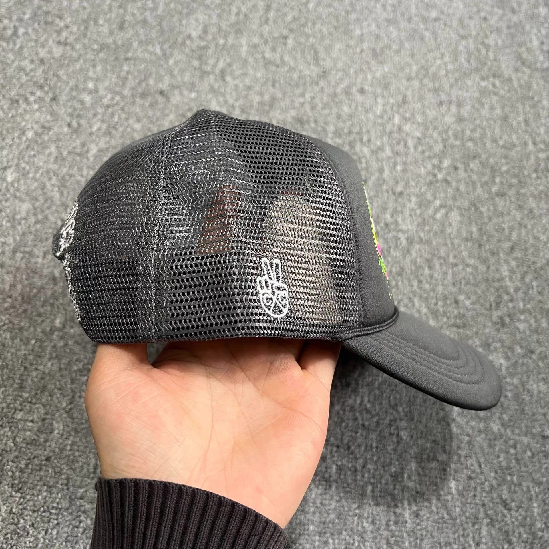 Cross Colours Cross Colours Curved Brim Mesh Trucker Baseball Cap Q7 Size ONE SIZE - 6 Thumbnail
