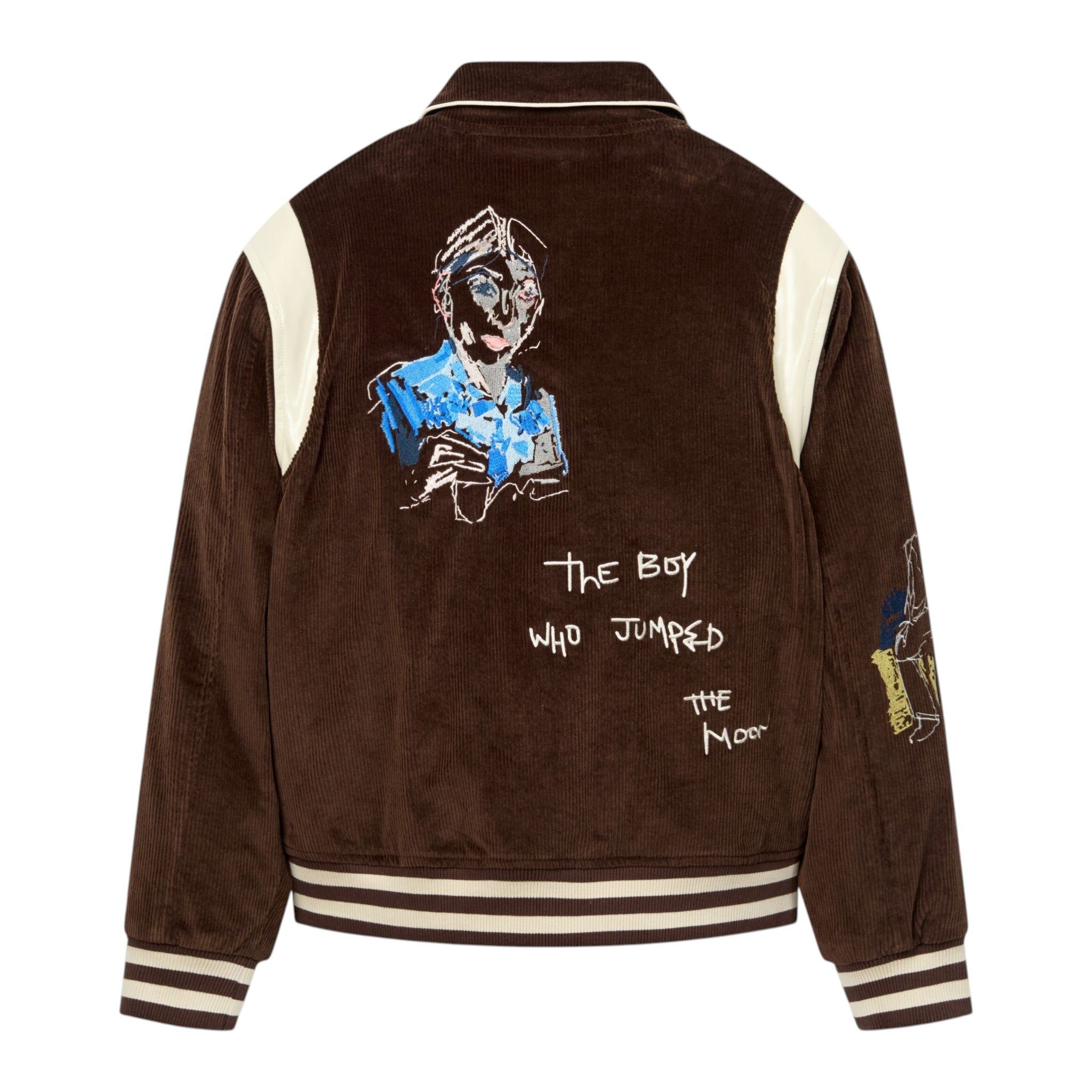 KidSuper KidSuper Studios Washed Corduroy Embroidered Faces Jacket Size US L / EU 52-54 / 3 - 2 Thumbnail