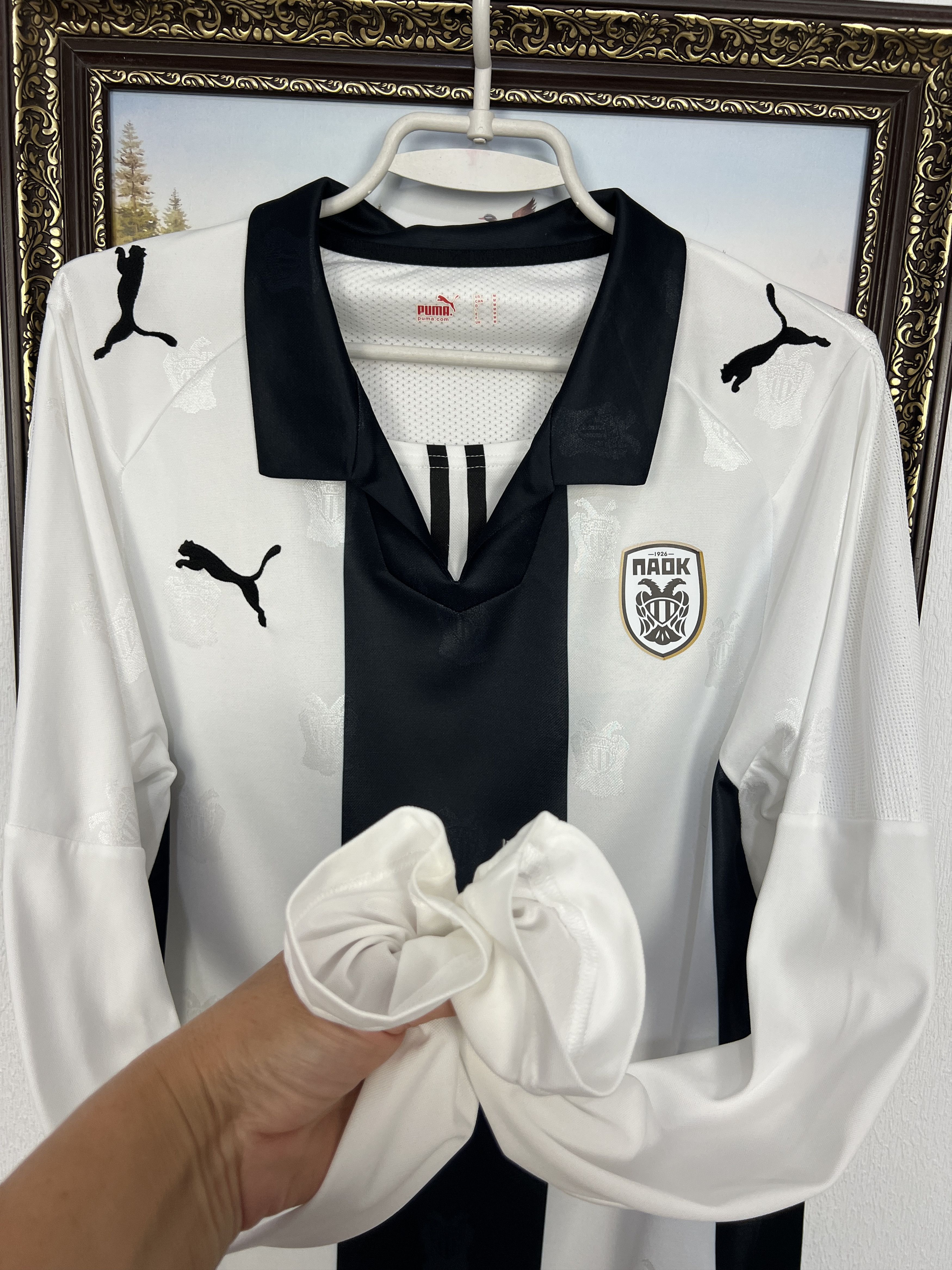 Puma PAOK FC Home football shirt 2010 Soccer Puma Jersey Size US M / EU 48-50 / 2 - 5 Thumbnail