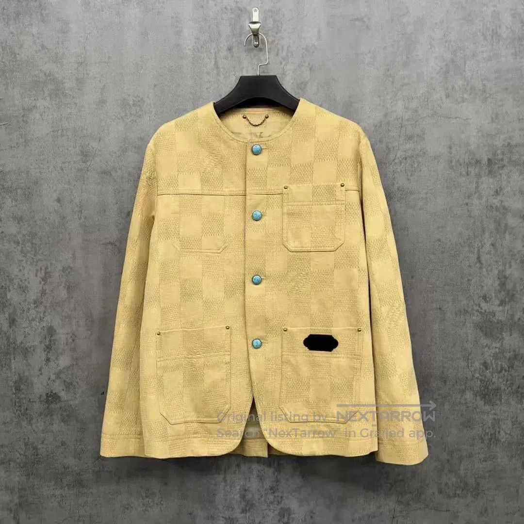 Louis Vuitton lv louis vuitton turquoise checkered logo jacket. Size US L / EU 52-54 / 3 - 1 Thumbnail