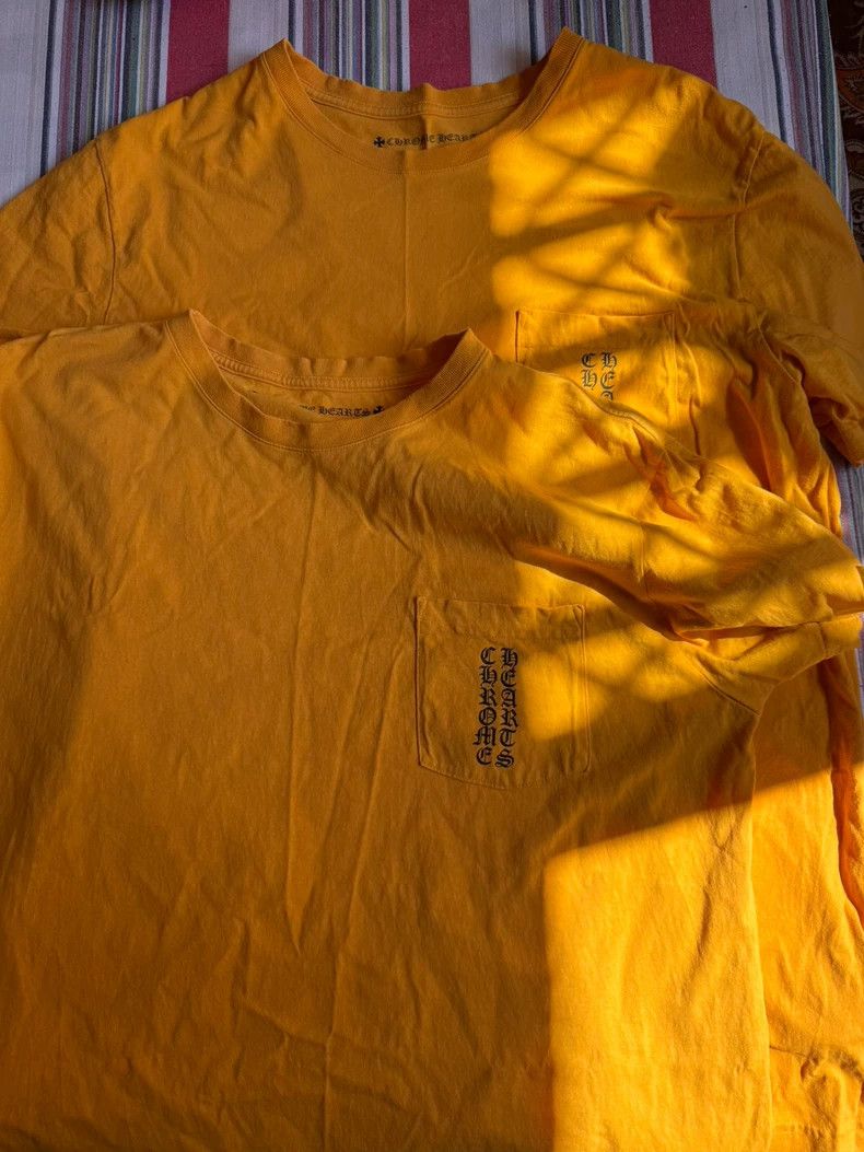 Chrome Hearts Chrome Hearts Yellow Short Sleeve T-shirt Size US XL / EU 56 / 4 - 1 Thumbnail
