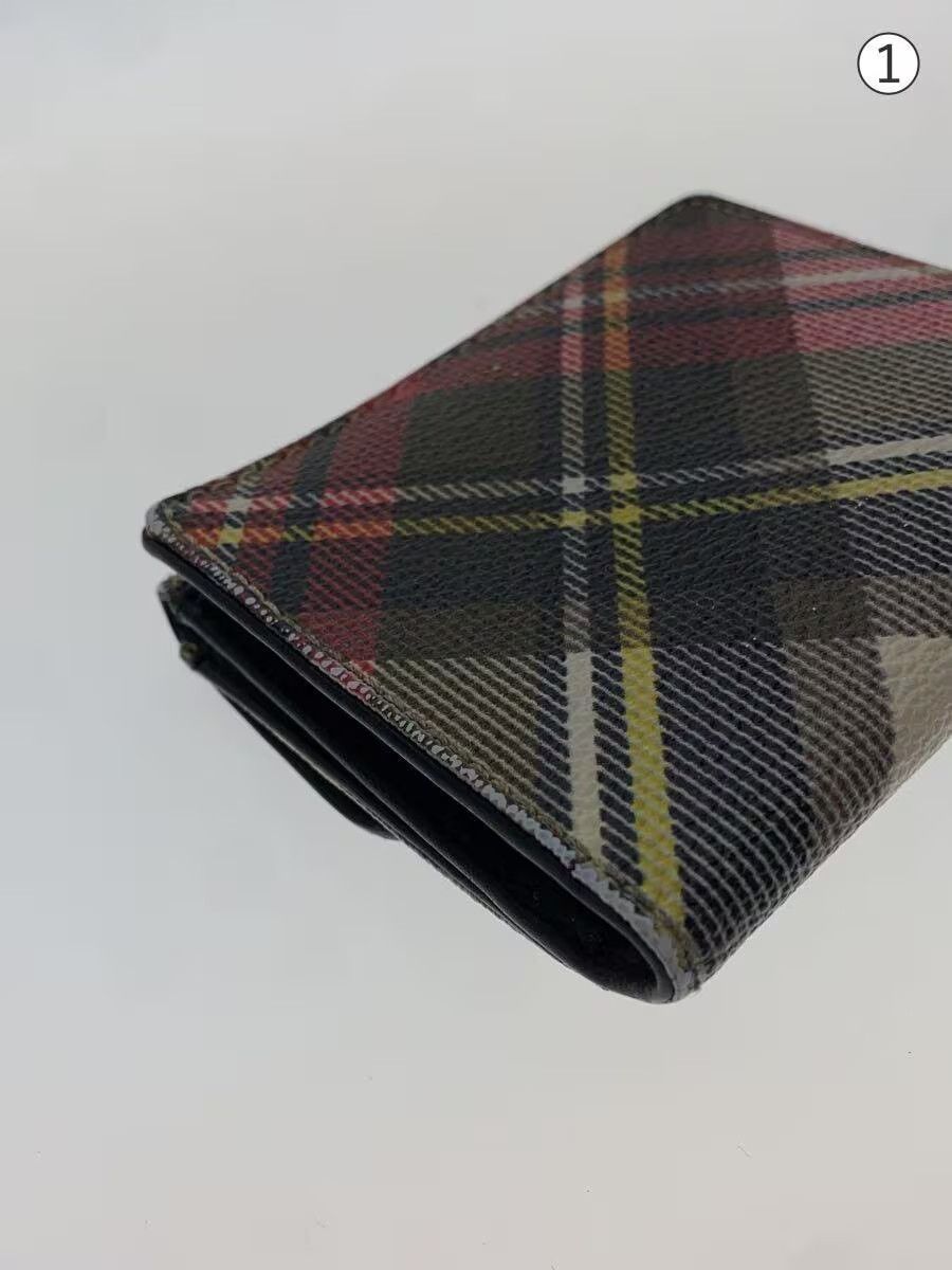 Vivienne Westwood Plaid Orb Leather Wallet Size ONE SIZE - 4 Thumbnail