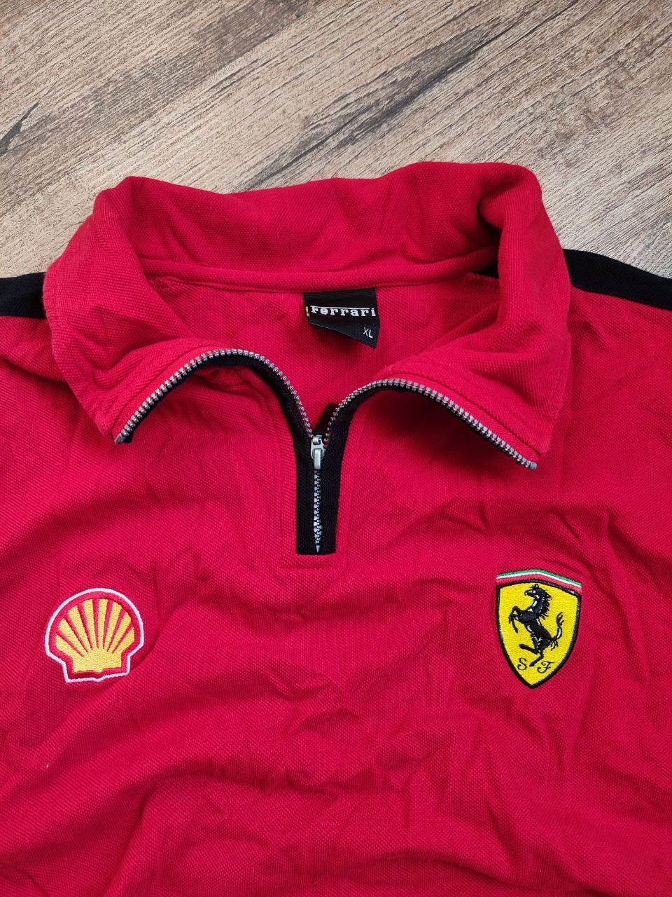 Ferrari Vintage 2002 Ferrari T shirt 1/4 zip XL size Size US XL / EU 56 / 4 - 4 Thumbnail