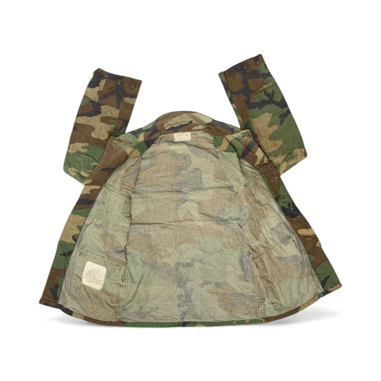 Other Rare Vintage US Army Woodland Camo Field Jacket Size XS / US 0-2 / IT 36-38 - 3 Thumbnail