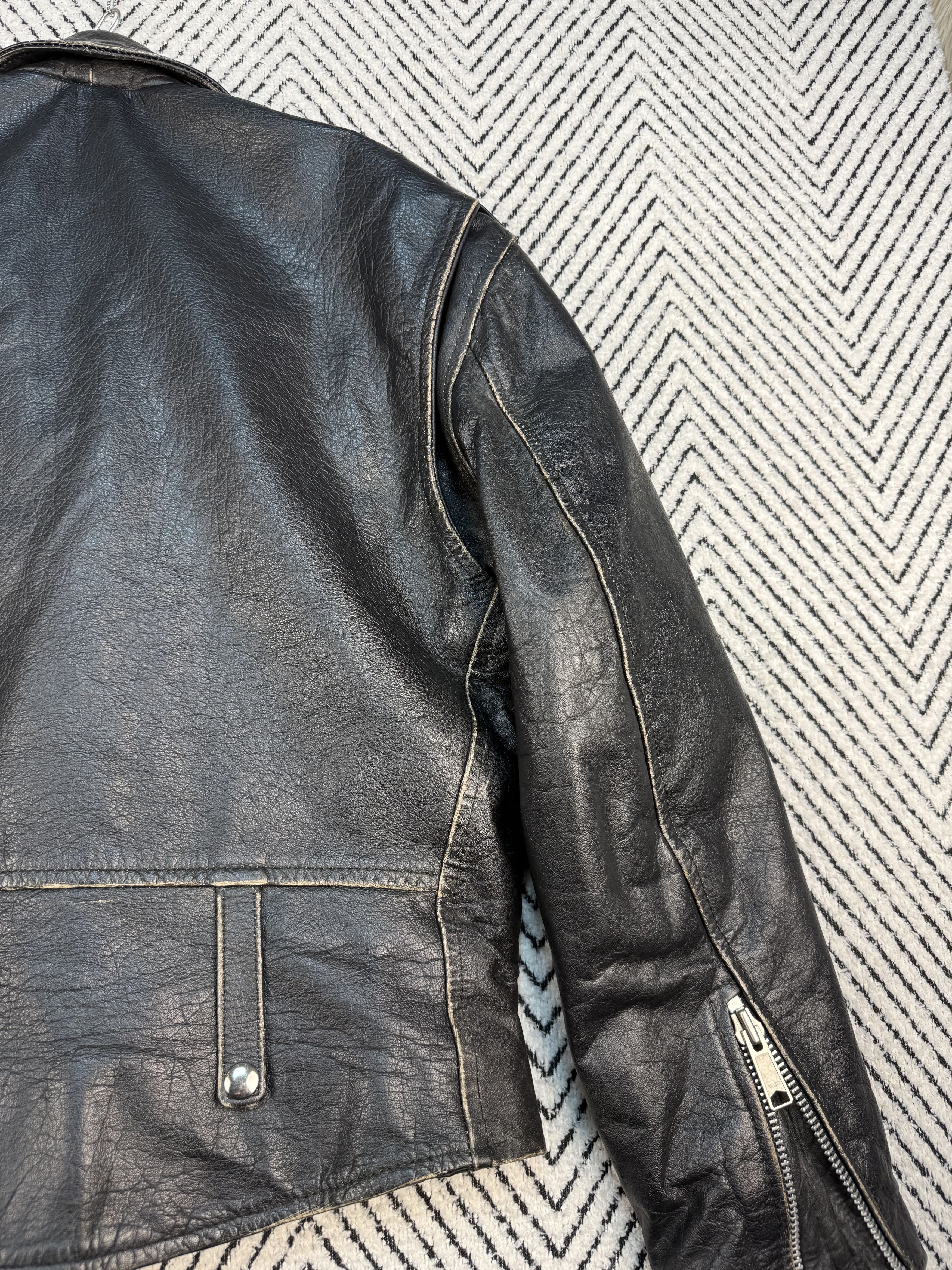 Vintage Vintage Motorcycle biker leather jacket Size US M / EU 48-50 / 2 - 8 Thumbnail