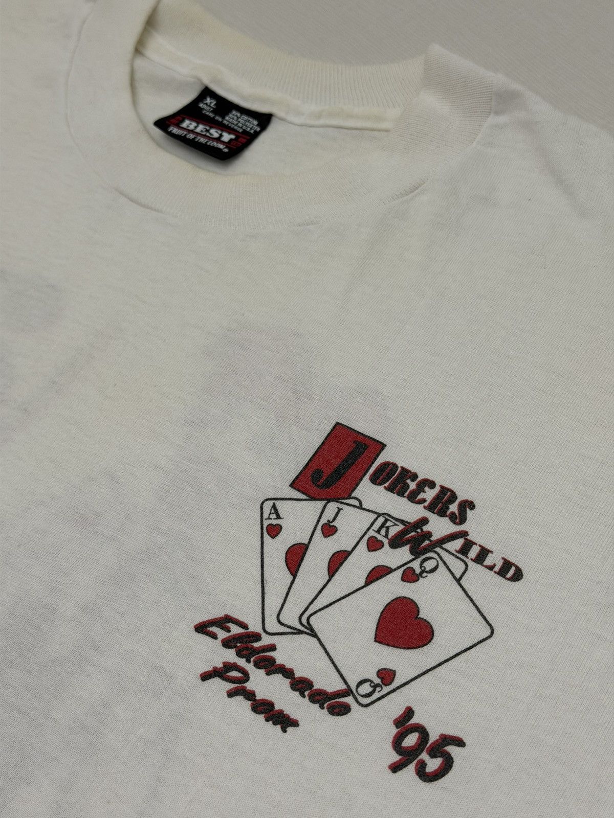 Vintage Vintage 90s Jokers Wild 1995 Eldorado Prom XL Made In USA Size US XL / EU 56 / 4 - 10 Thumbnail