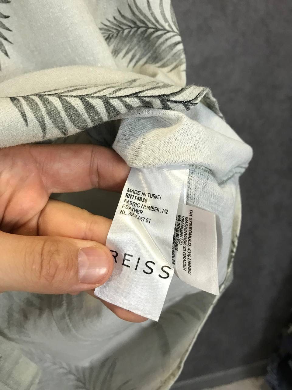 Designer × Reiss Reiss designer Hawaiian shirt Size US S / EU 44-46 / 1 - 4 Thumbnail