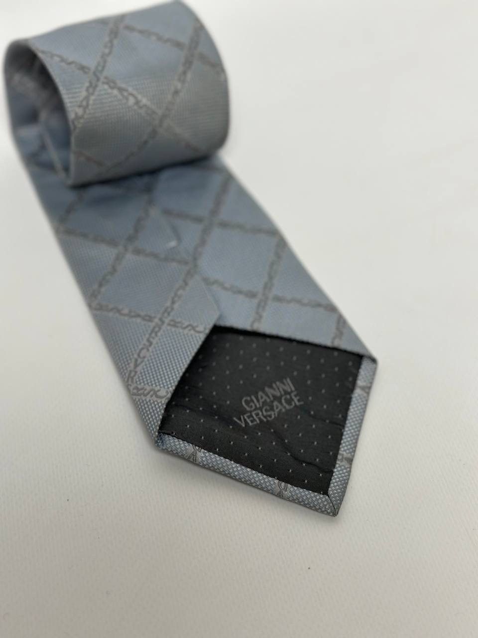 Versace GIANNI VERSACE MEN Tie 100% Silk Vintage 90s Made in Italy Size ONE SIZE - 3 Thumbnail