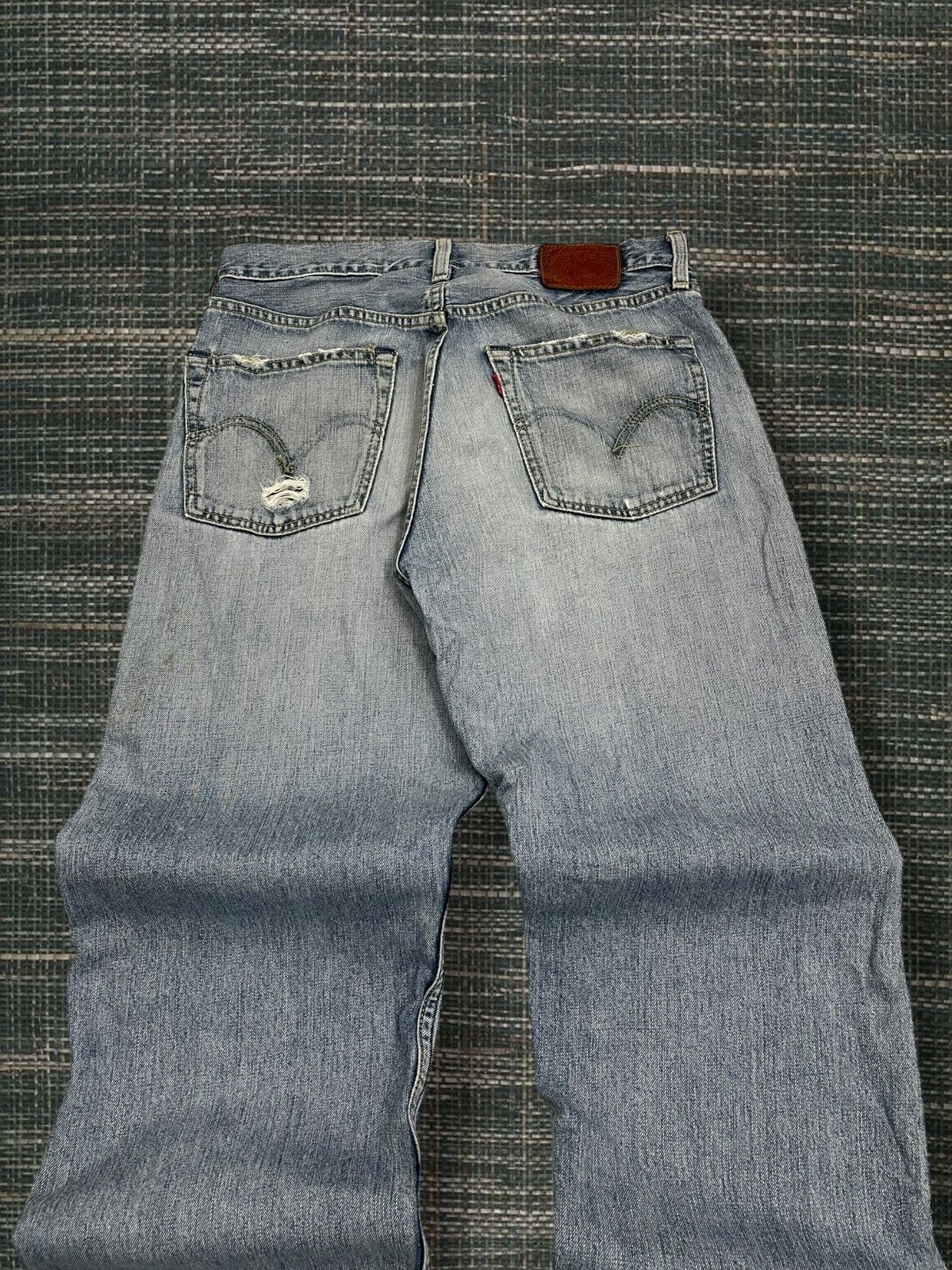 Levi's Vintage Clothing Vintage 1990S Designer Original Levis 503 Distressed Denim Size US 31 - 14 Thumbnail