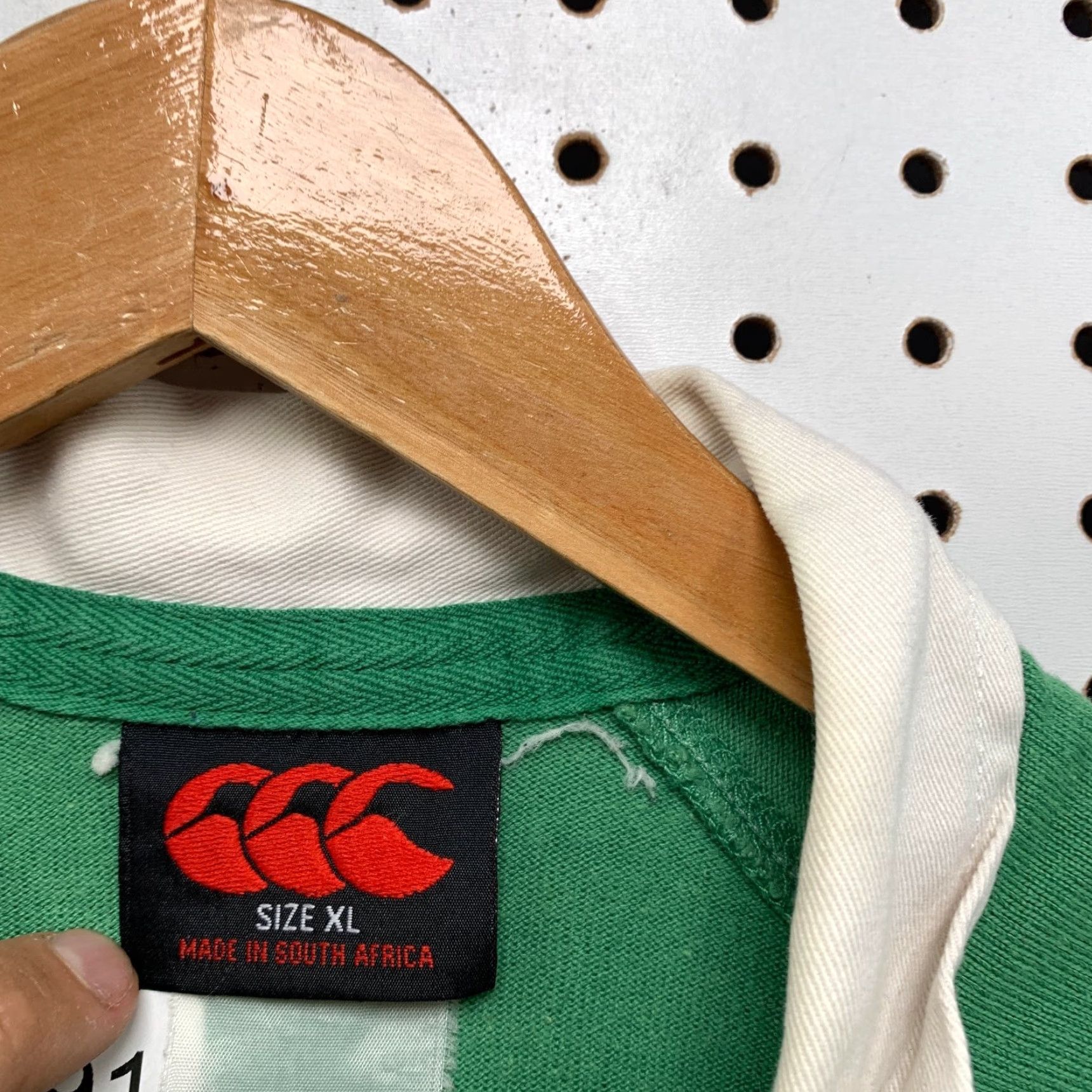 Vintage VINTAGE Canterbury Ireland Rugby Shirt Mens XL Green Embroidered 2005 Size US XL / EU 56 / 4 - 5 Thumbnail