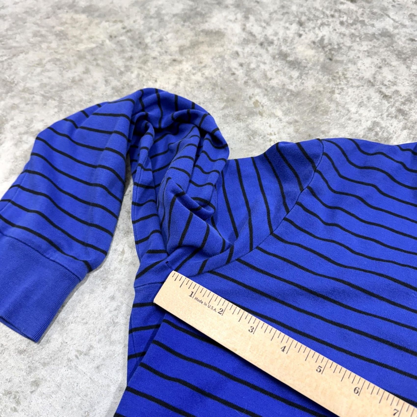 Polo Ralph Lauren Polo Ralph Lauren Polo Shirt Mens XL Blue Black Stripe Long Sleeve Casual Size US XL / EU 56 / 4 - 6 Thumbnail