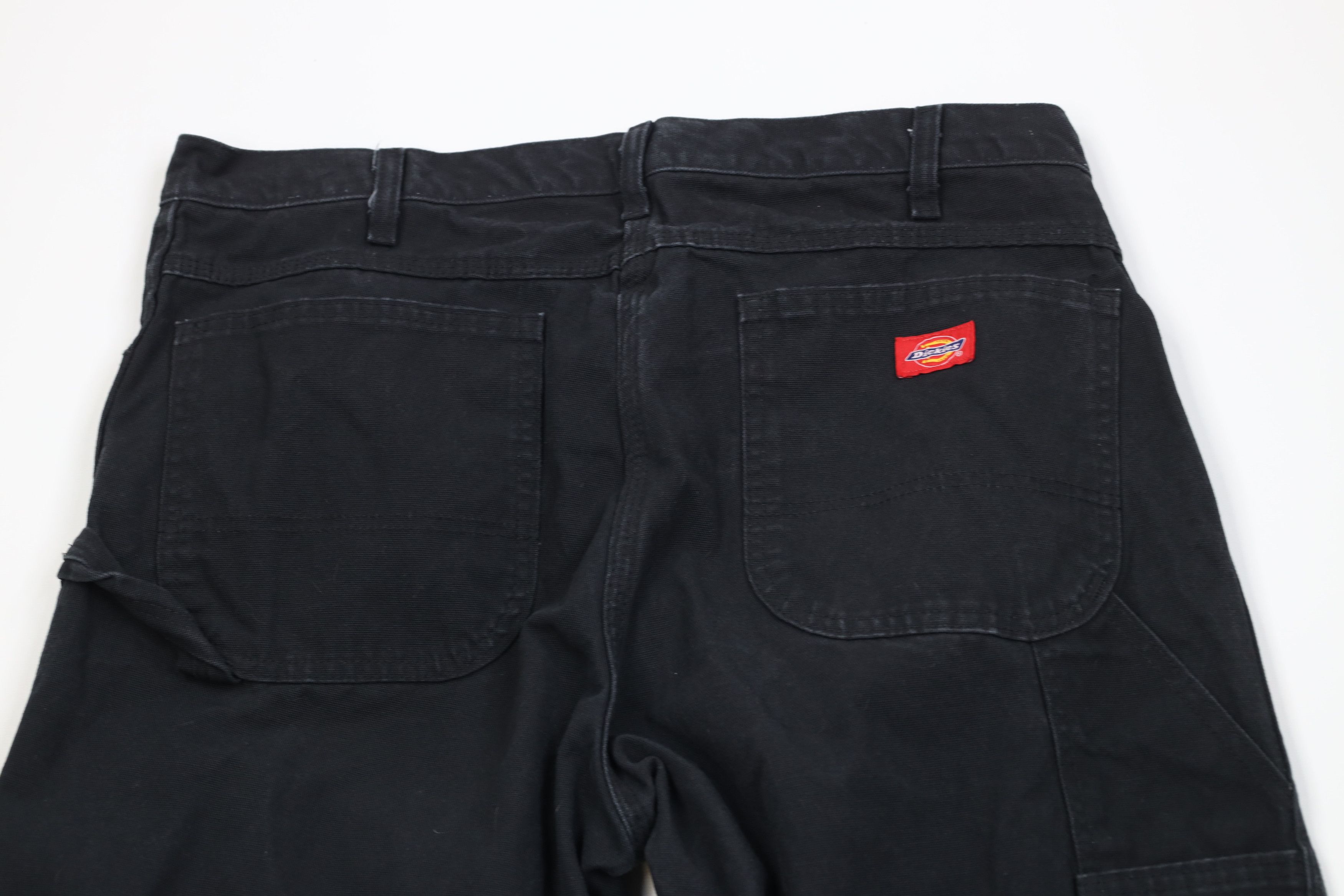 Dickies Vintage Y2K Dickies Wide Leg Dungaree Pants Black Cotton Size US 36 / EU 52 - 10 Thumbnail