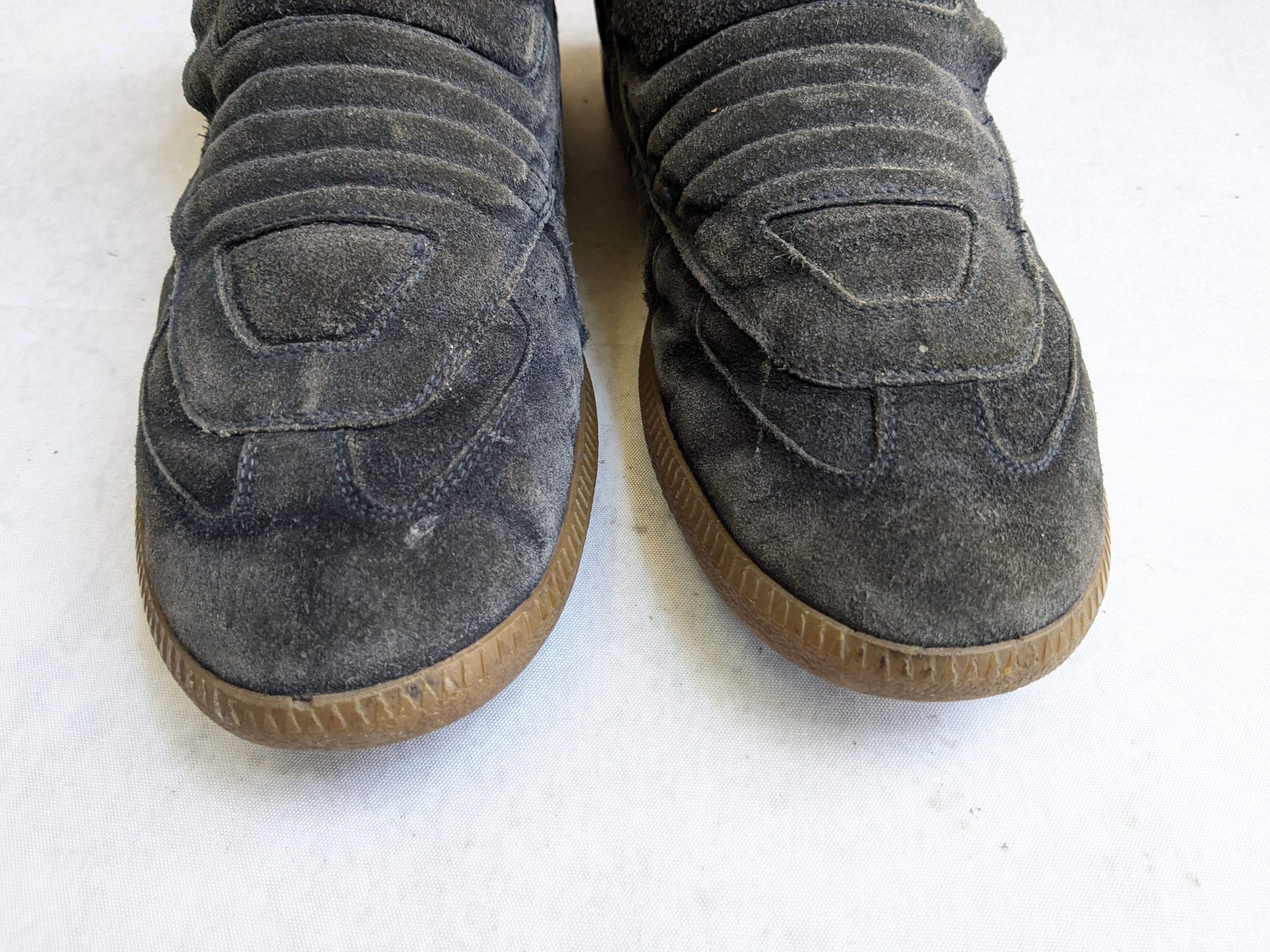 Maison Margiela Maison Margiela Moto Sneakers Navy Blue Suede 8 41 Size US 8 / EU 41 - 4 Thumbnail