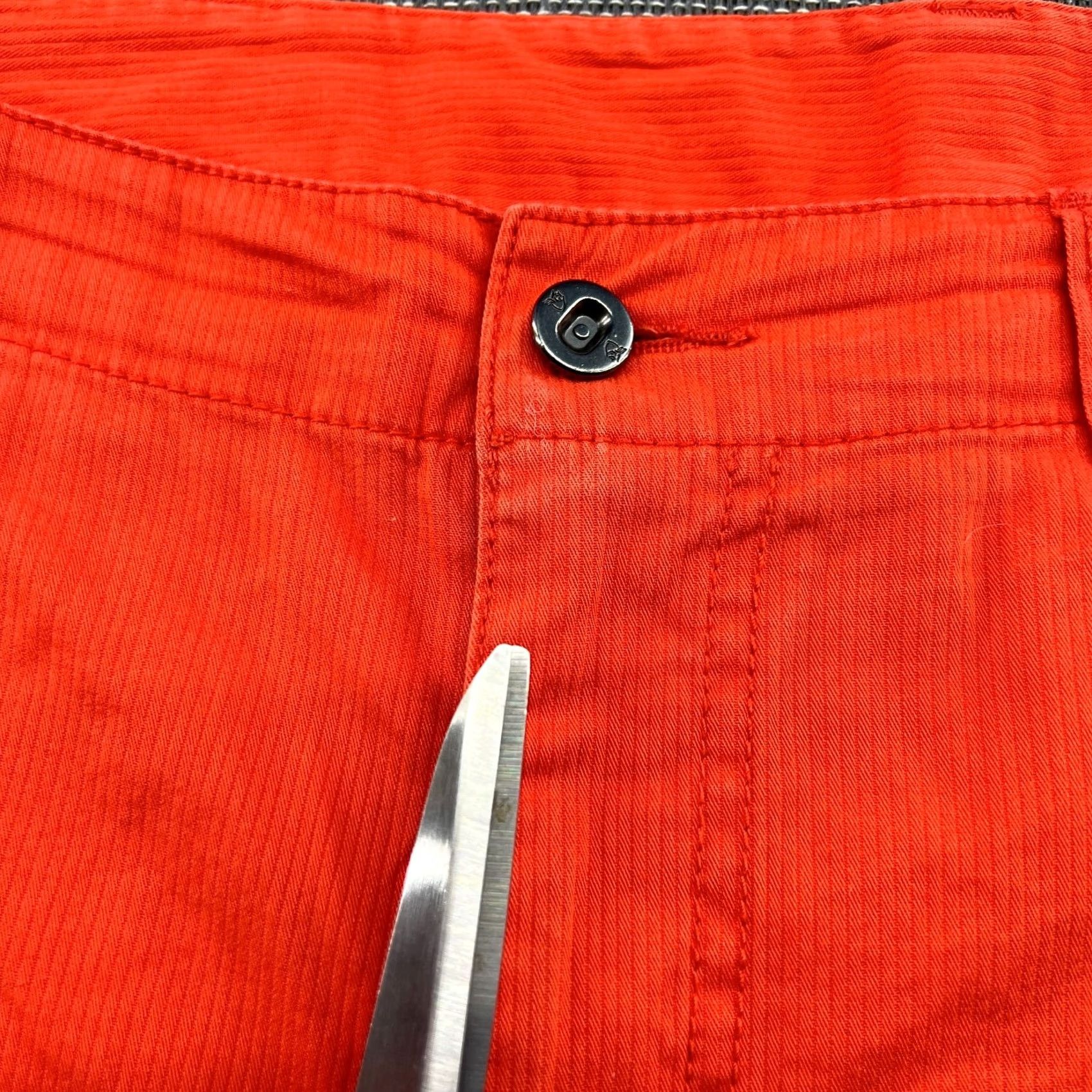 Vintage Norrona /29 Cotton Shorts Womens Large Hot Chili Orange Hiking Outdoor Trekking Size 36" / US 14 / IT 50 - 4 Thumbnail