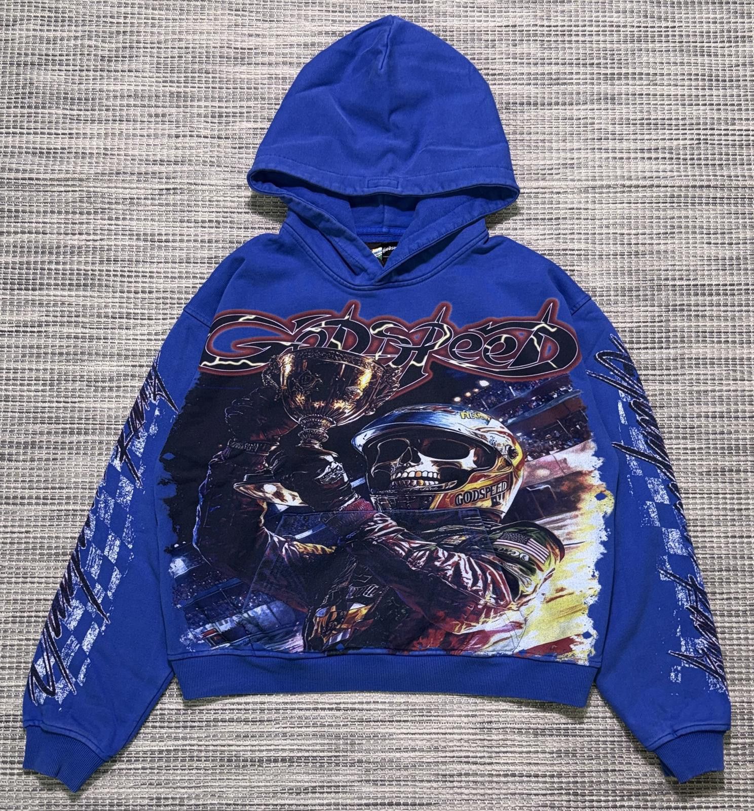 Godspeed Godspeed Blue Washed Podium Dreams Hoodie Size US L / EU 52-54 / 3 - 1 Thumbnail