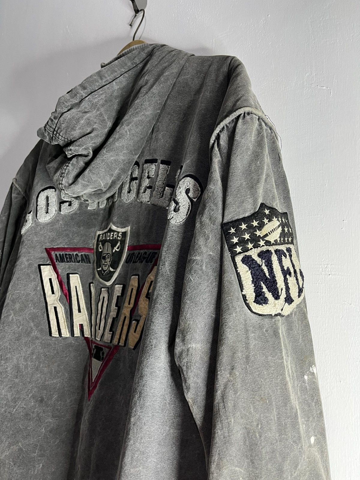 NFL Vintage raiders campri NFL destroyed jacket Size US S / EU 44-46 / 1 - 3 Thumbnail