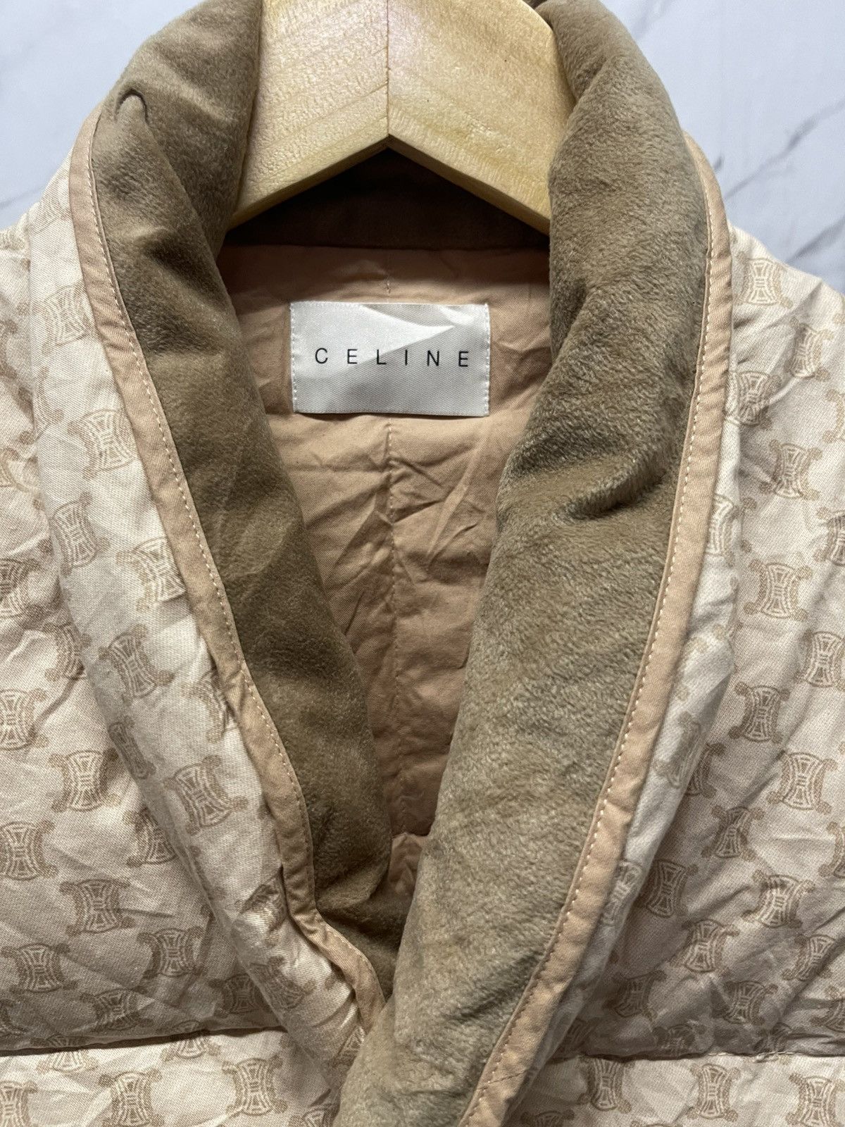 Celine Celine Padded Down Vest Monogram Brown Triomphe Size M / US 6-8 / IT 42-44 - 10 Thumbnail
