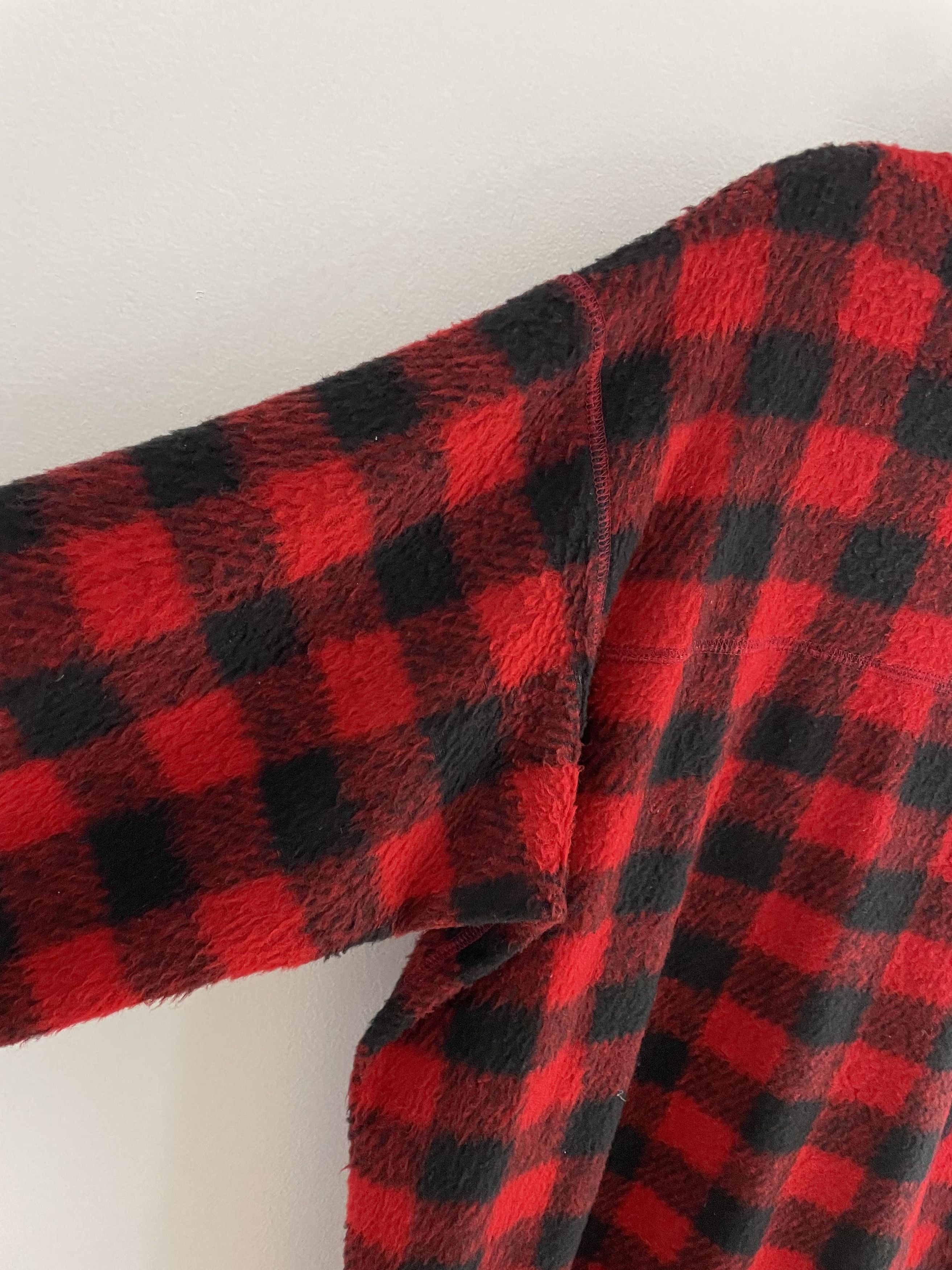 Junya Watanabe 2005 Flannel Half Zip Jacket Size US M / EU 48-50 / 2 - 9 Thumbnail