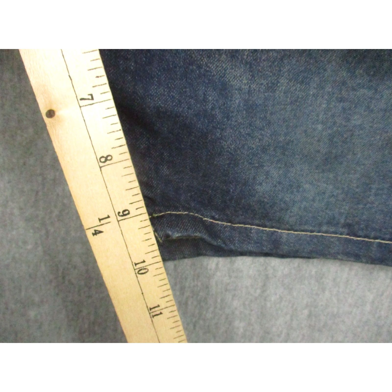 Ecko Unltd. VINTAGE Ecko Unltd Jeans Shorts Denim 44 Baggy Relaxed Wide Leg Men 44 Blue Cotton Denim 5-Pocket Hip Hop Retro 90s Boys Mens Shorts Size US 44 / EU 60 - 5 Thumbnail