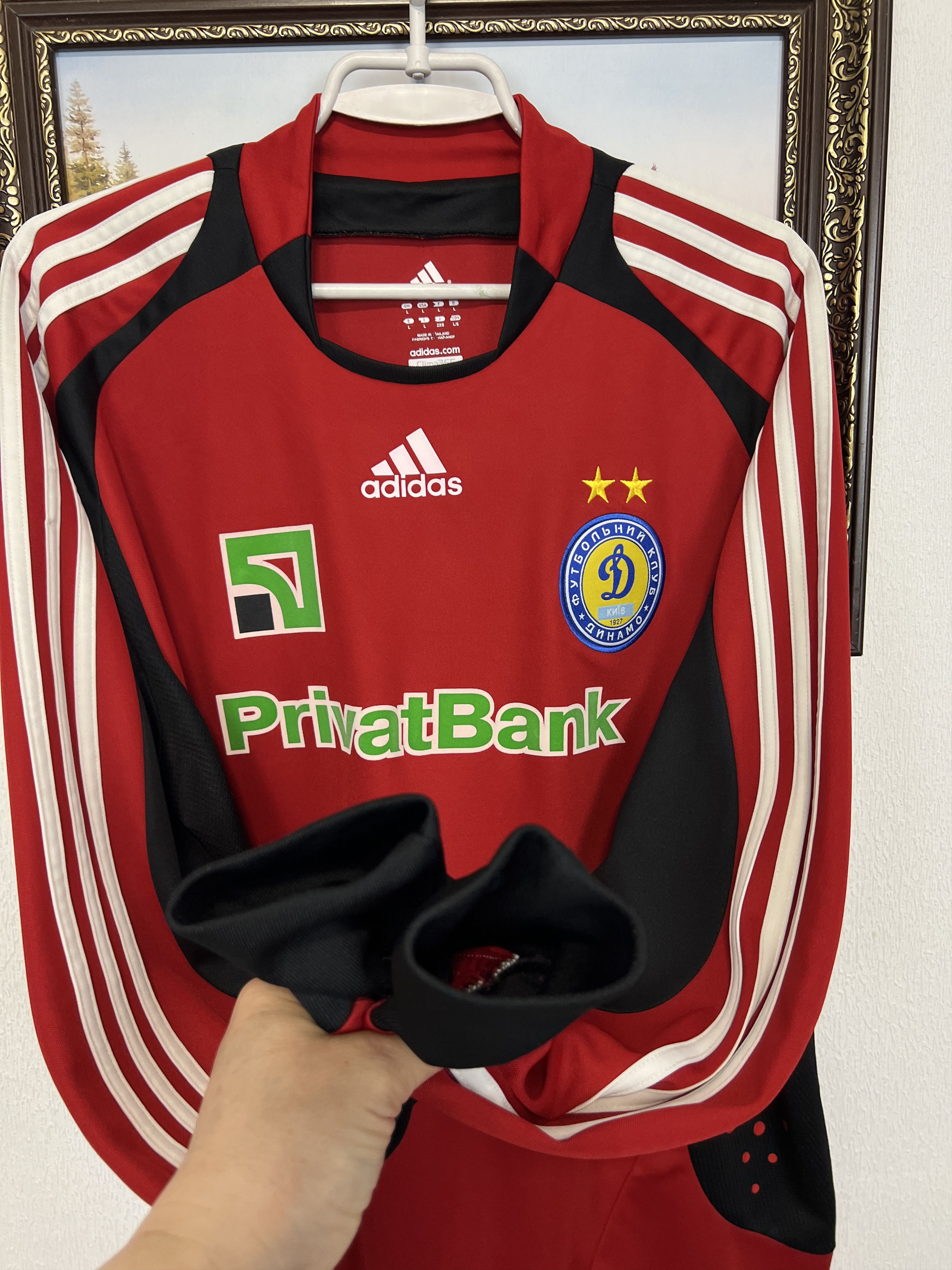 Adidas Dynamo Kiev Goalkeeper football shirt Player Shovkovskyi Size US L / EU 52-54 / 3 - 6 Thumbnail