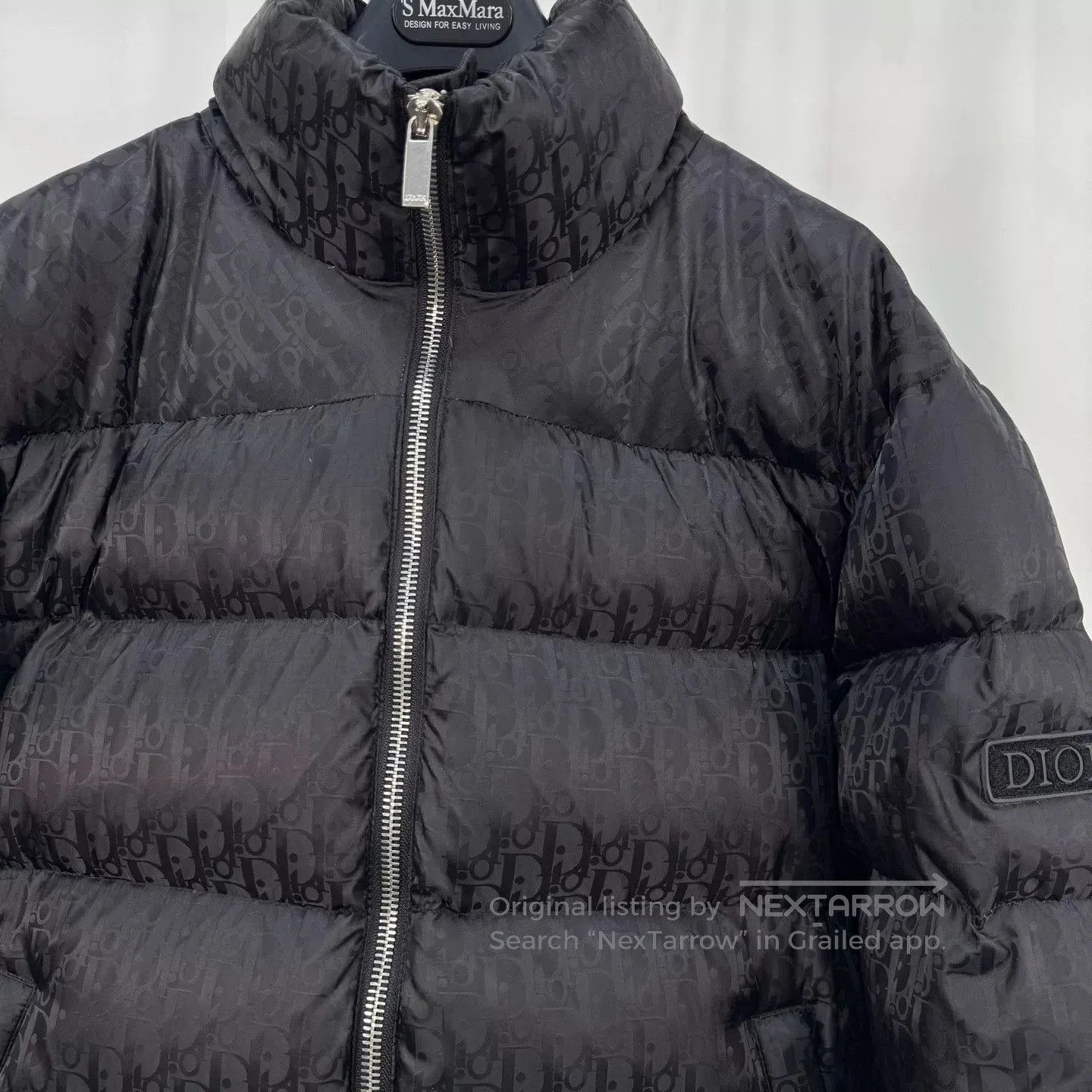 Dior Dior Black Monogram Print Down Jacket. Size US L / EU 52-54 / 3 - 3 Thumbnail