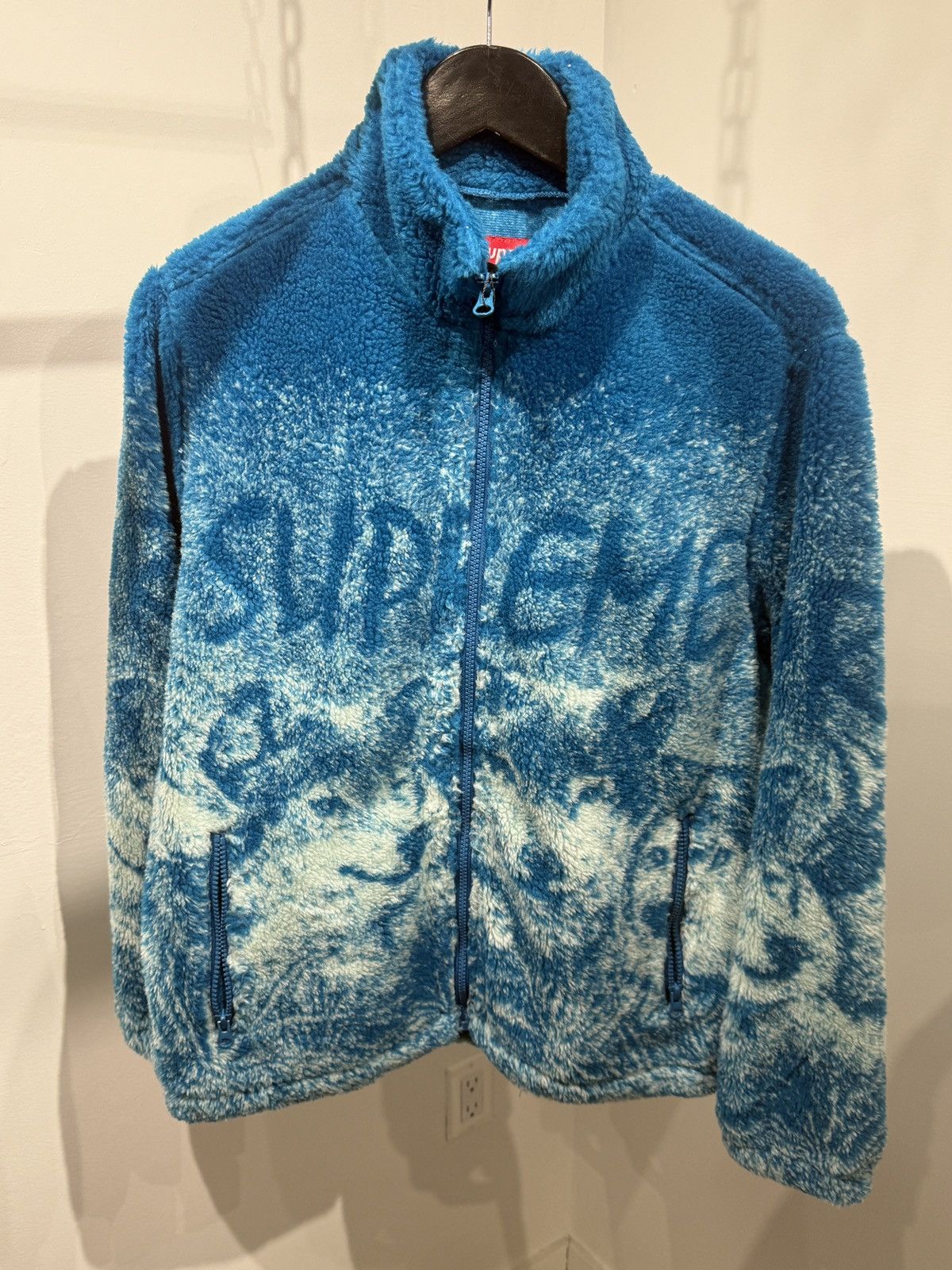 Wolf fleece jacket supreme sales