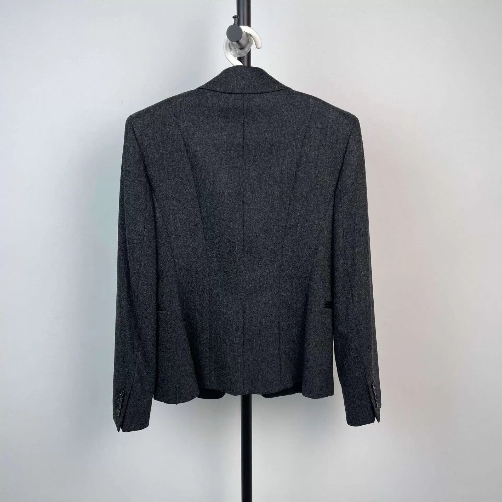 Max Mara Max Mara Women's 165/88 Black Polyester Jacket Size M / US 6-8 / IT 42-44 - 2 Thumbnail