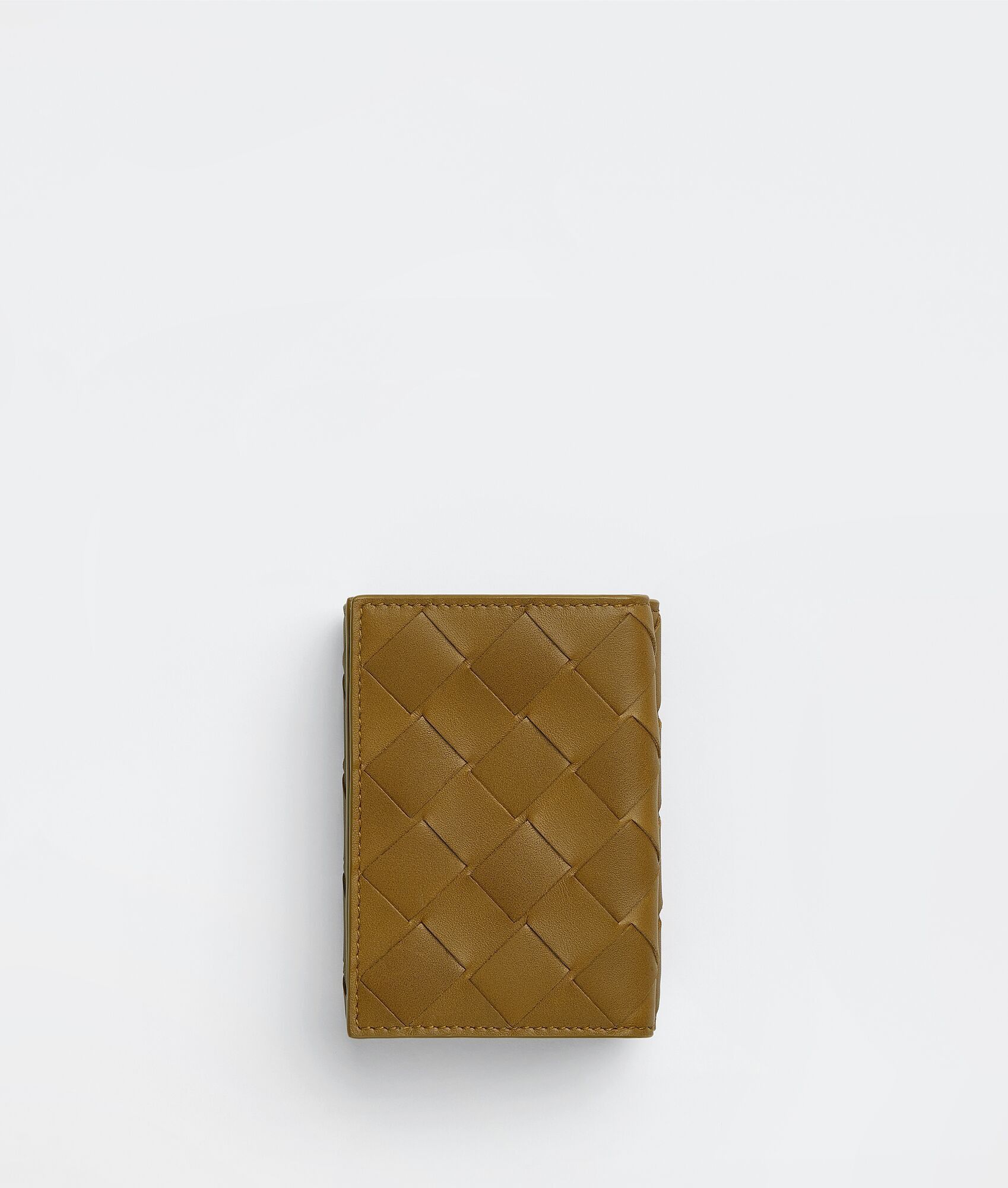 Bottega Veneta o1n1vont1124 Size: OS / Tiny Tri-Fold Wallet in Brown Size ONE SIZE - 1 Thumbnail
